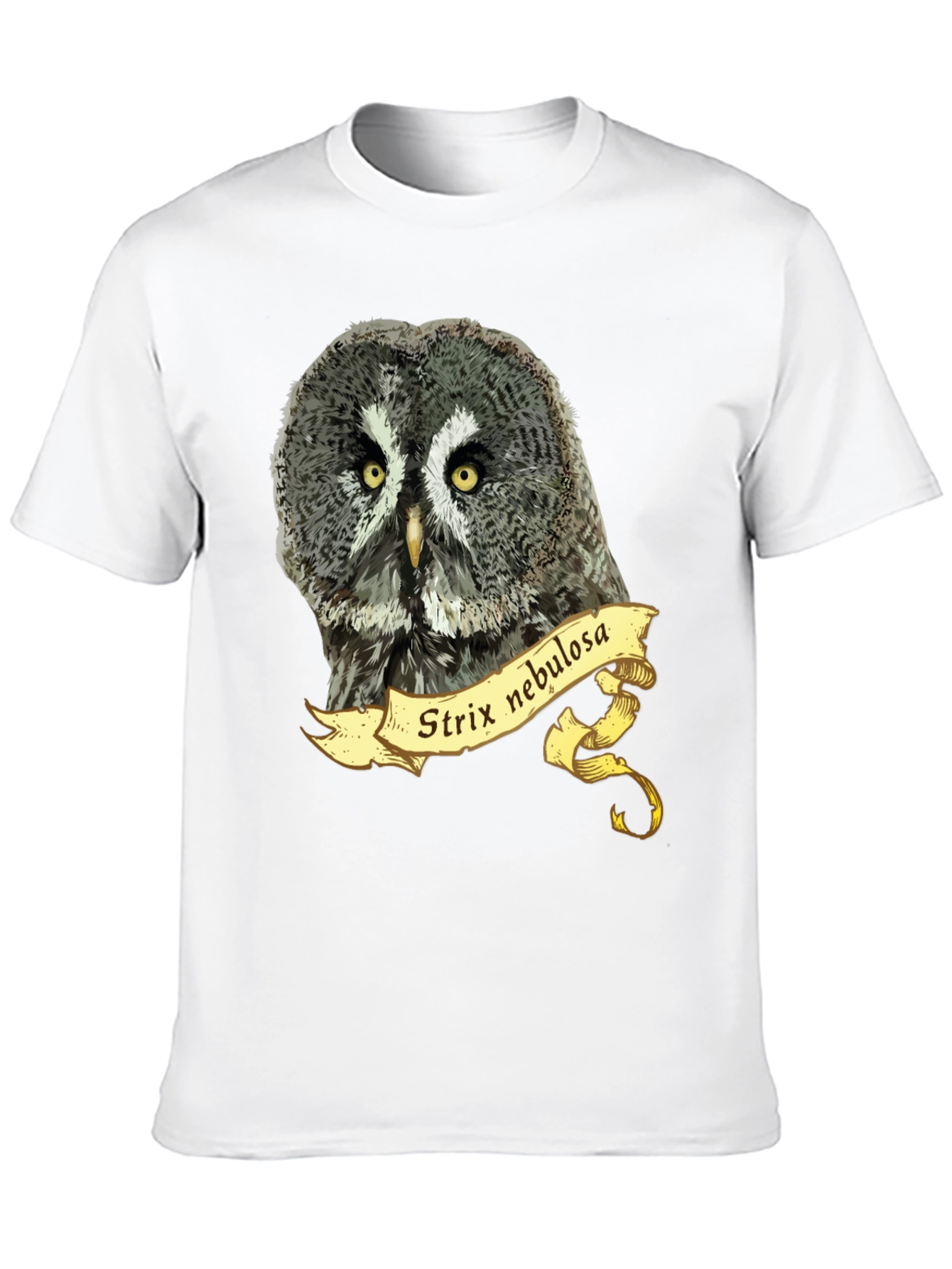 Strix Nebulosa Owl T-Shirt - Mens Graphic Tee