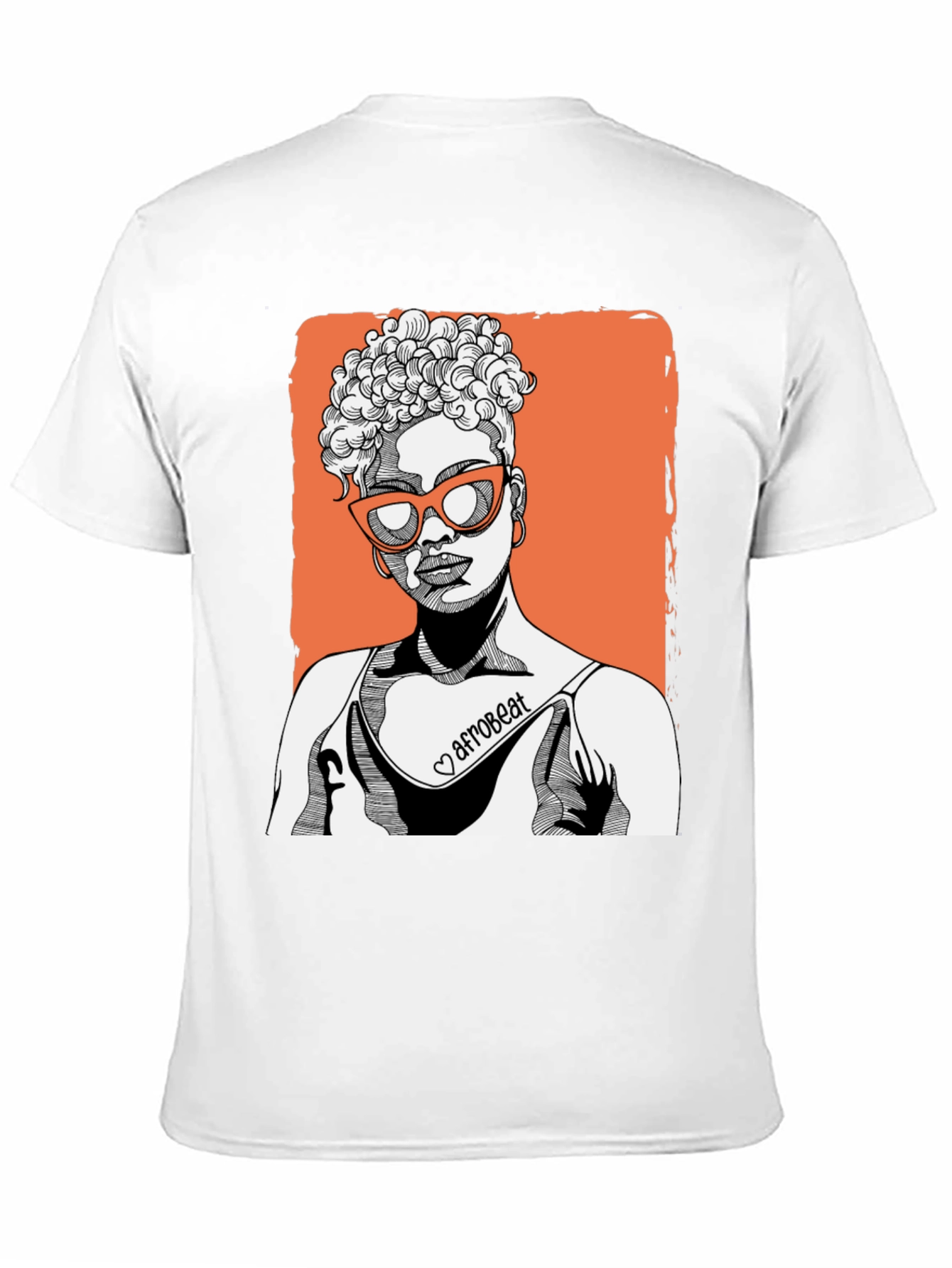 Afrobeat Woman Graphic T-Shirt - Stylish Casual Tee