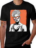 Afrobeat Woman Graphic T-Shirt - Stylish Casual Tee