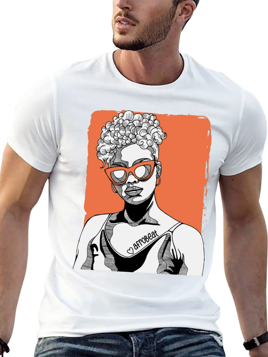 Afrobeat Woman Graphic T-Shirt - Stylish Casual Tee
