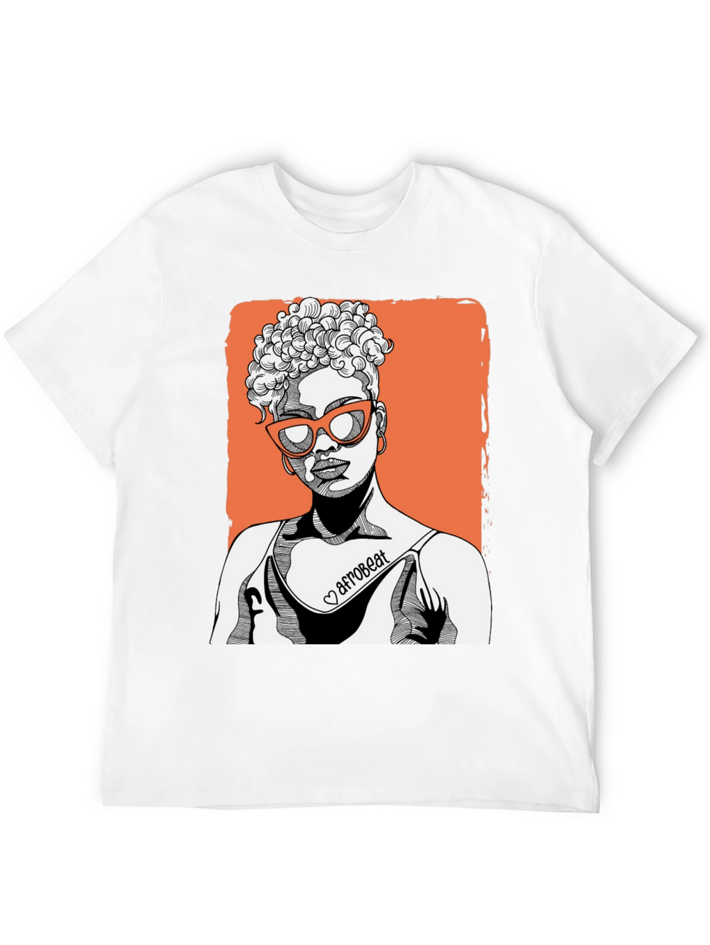 Afrobeat Woman Graphic T-Shirt - Stylish Casual Tee