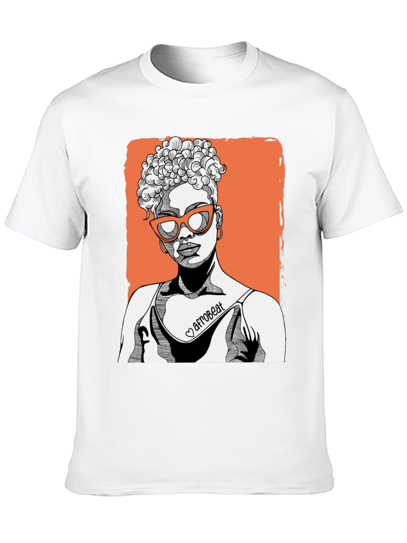 Afrobeat Woman Graphic T-Shirt - Stylish Casual Tee