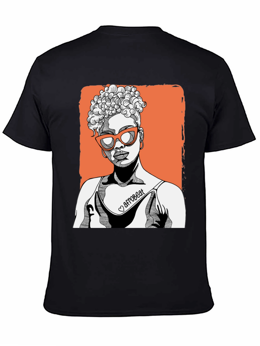 Afrobeat Woman Graphic T-Shirt - Stylish Casual Tee