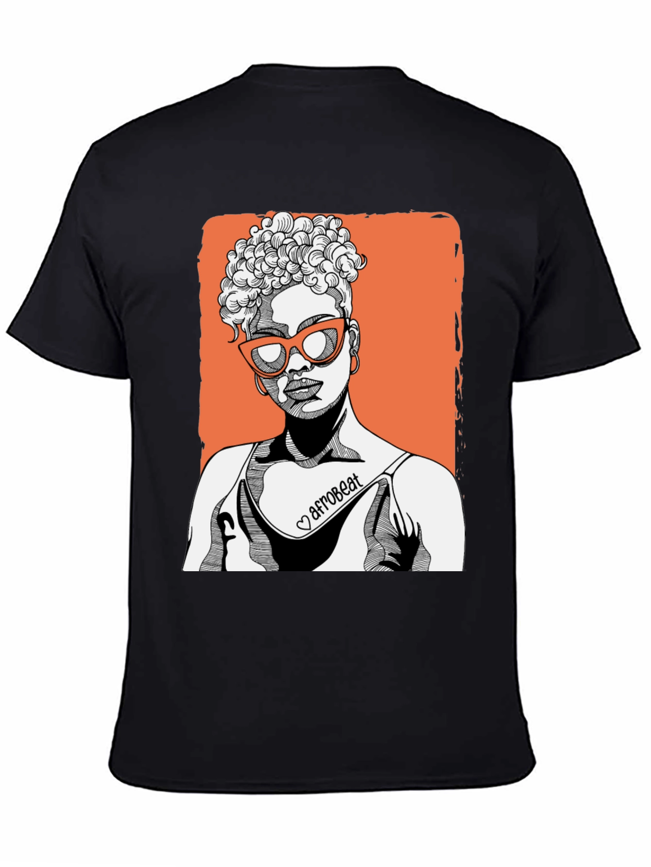 Afrobeat Woman Graphic T-Shirt - Stylish Casual Tee