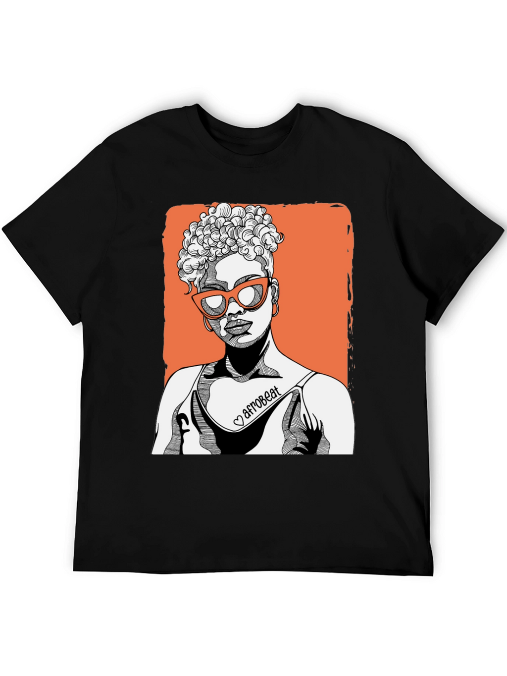 Afrobeat Woman Graphic T-Shirt - Stylish Casual Tee