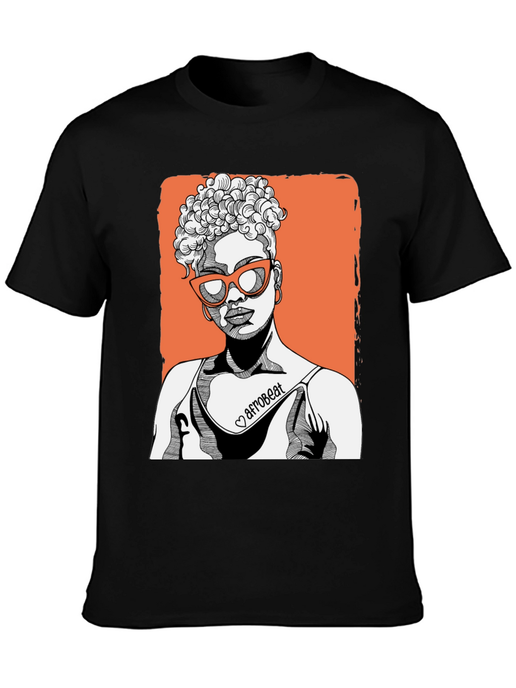 Afrobeat Woman Graphic T-Shirt - Stylish Casual Tee
