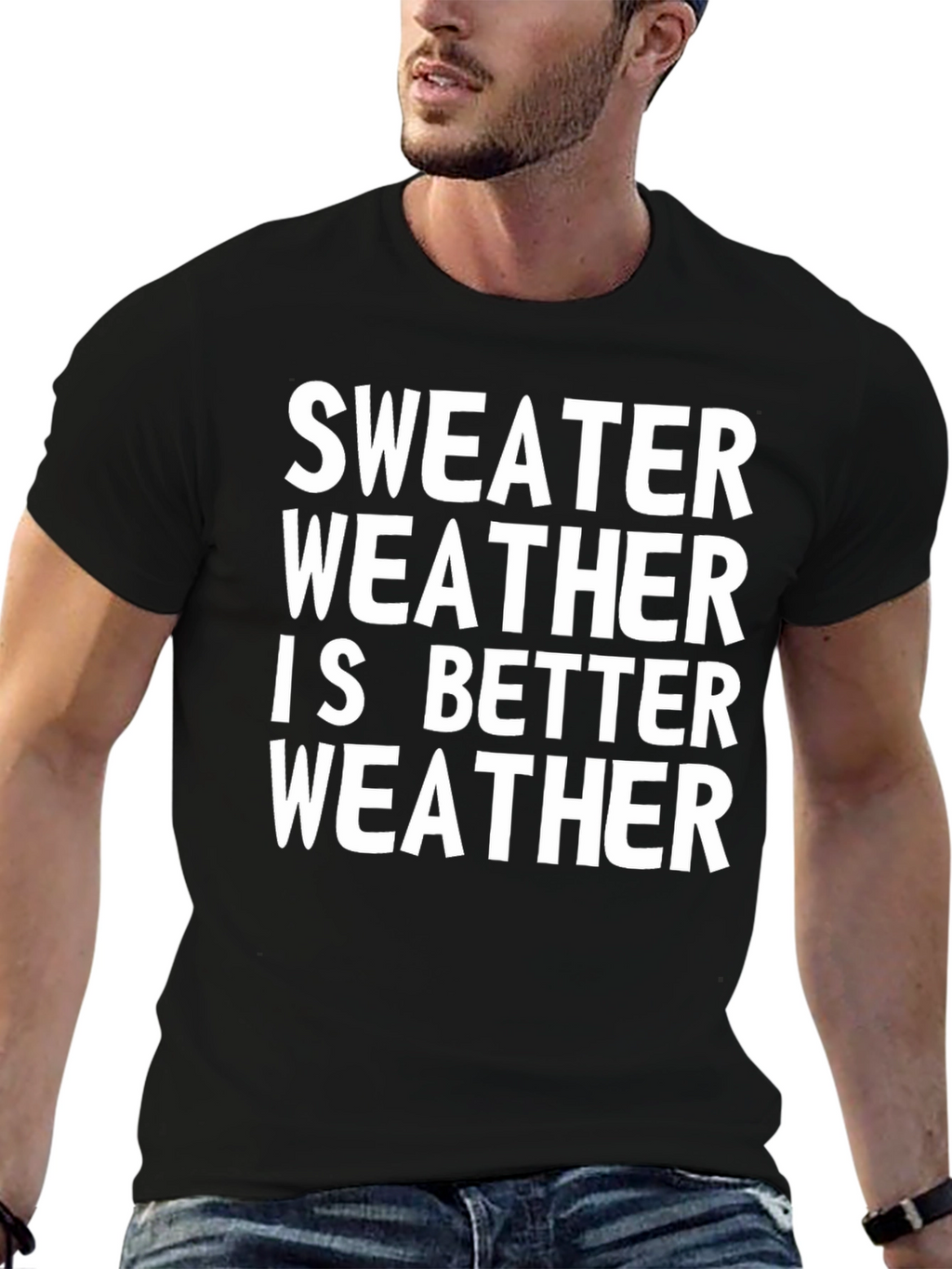 Sweater Weather Tee - Soft Cotton Blend