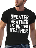 Sweater Weather Tee - Soft Cotton Blend