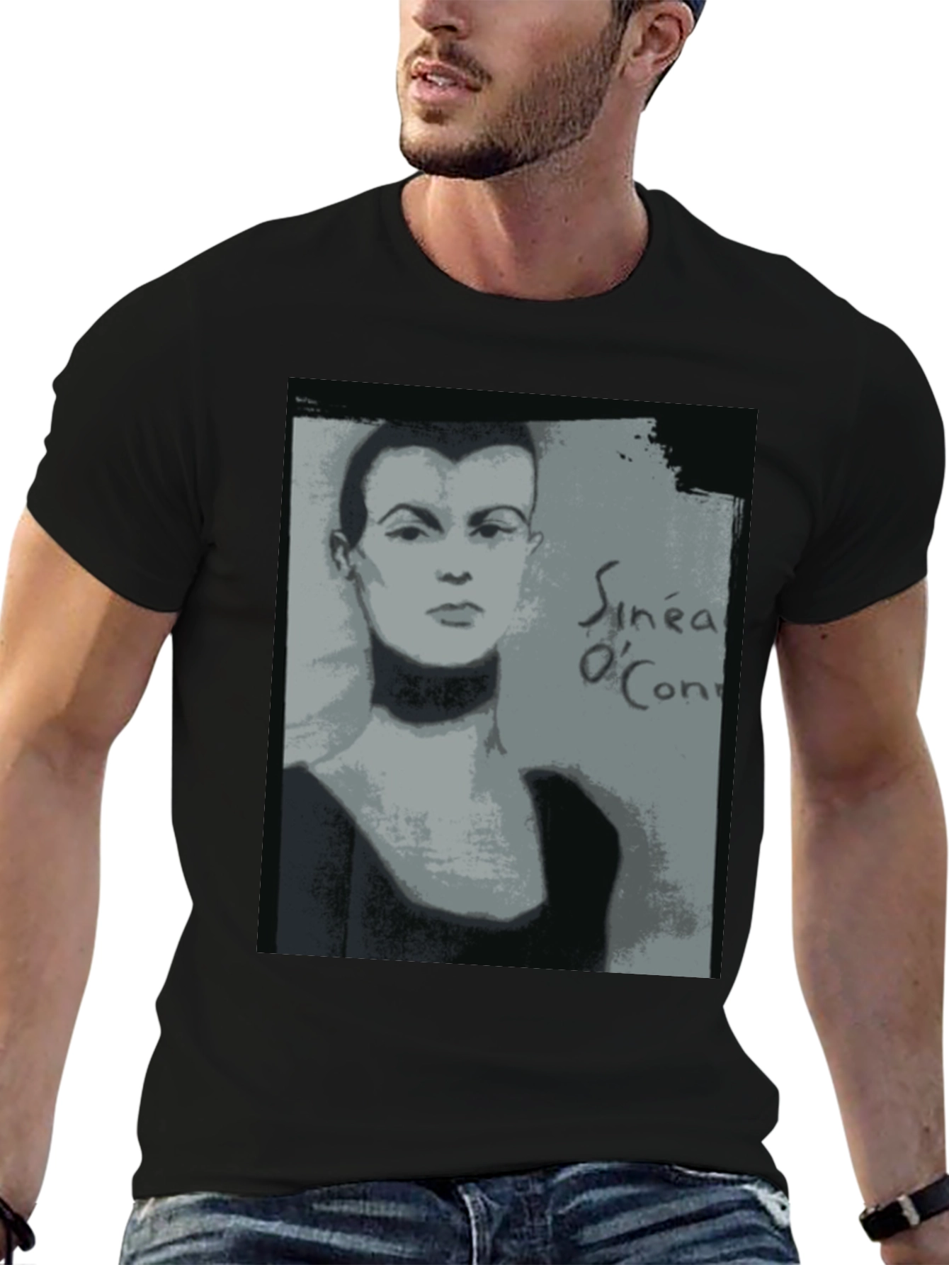 Sinead OConnor Portrait T-Shirt - Iconic Singer Design