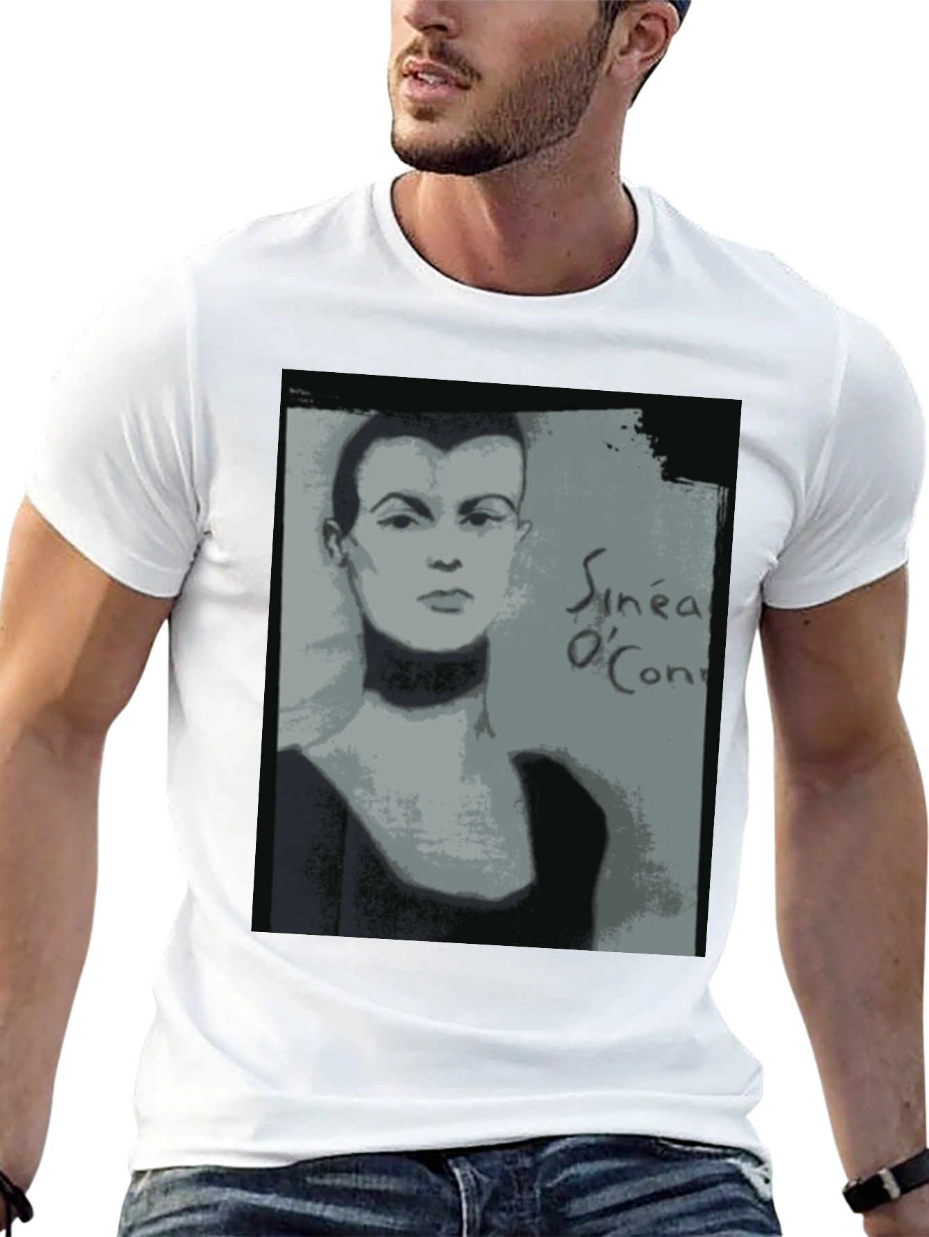 Sinead OConnor Portrait T-Shirt - Iconic Singer Design