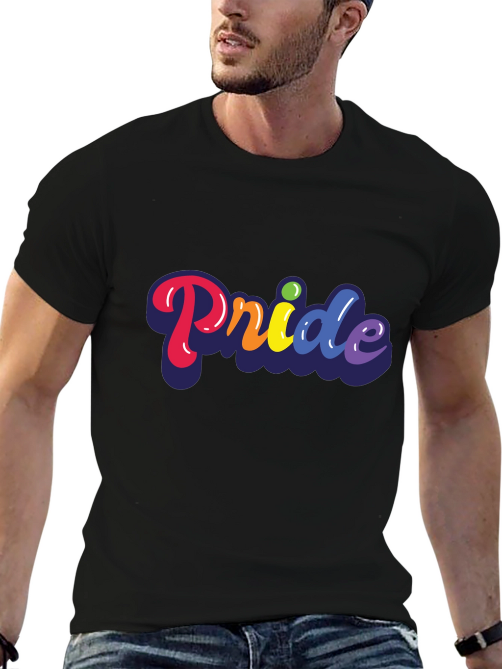 Pride Graphic Black T-Shirt