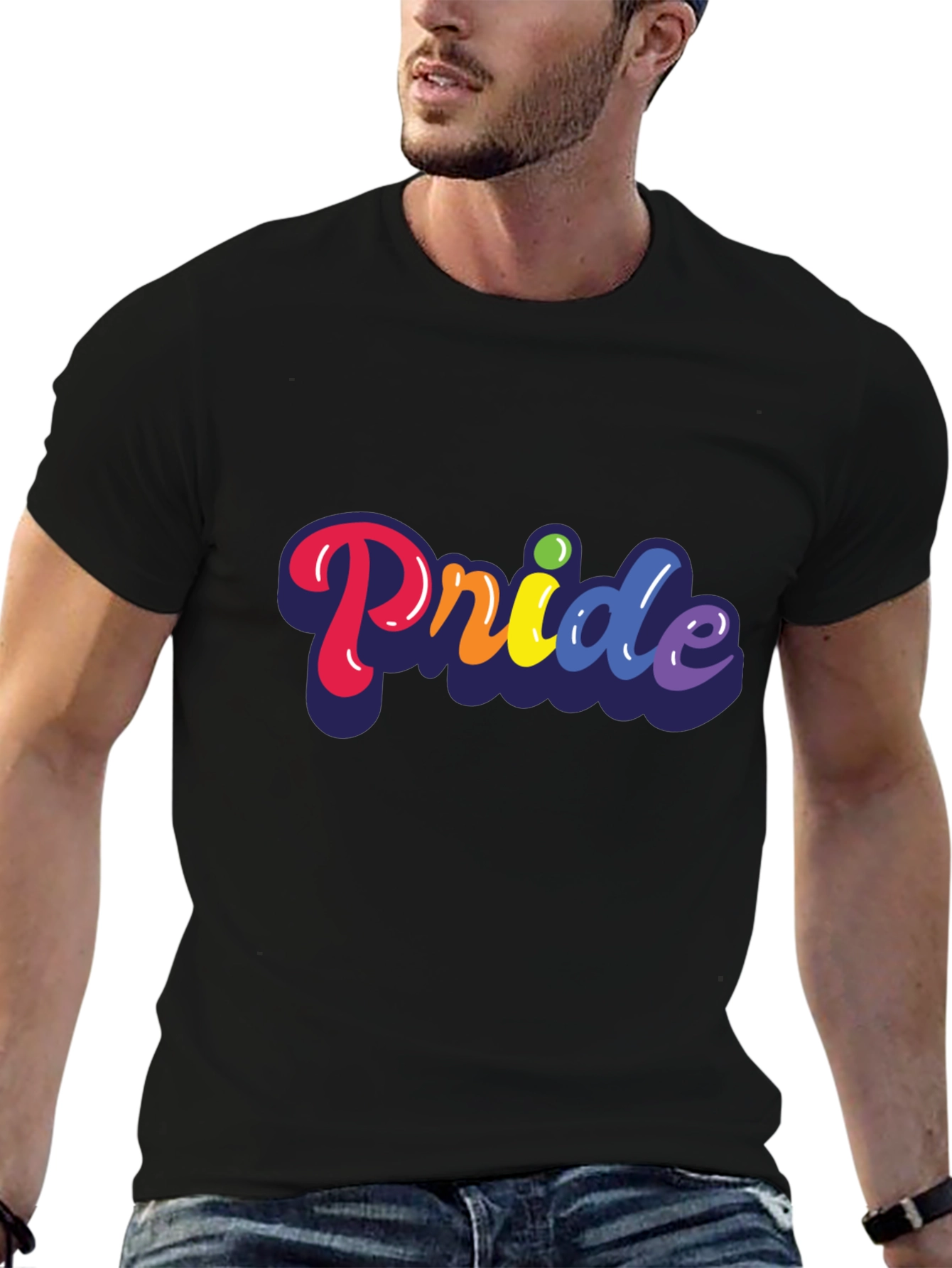 Pride Graphic Black T-Shirt