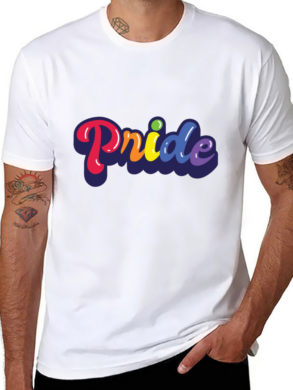Pride Graphic Black T-Shirt