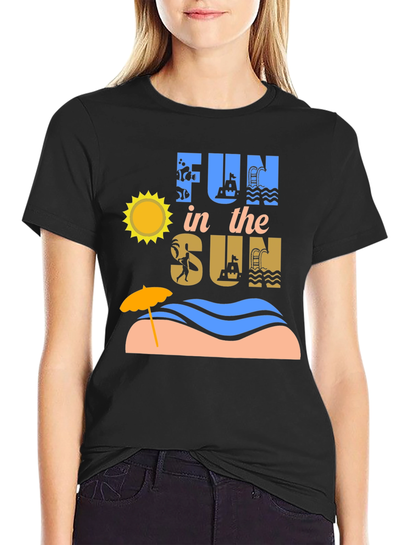 Fun in the Sun Graphic T-Shirt - Summer Vacation Tee