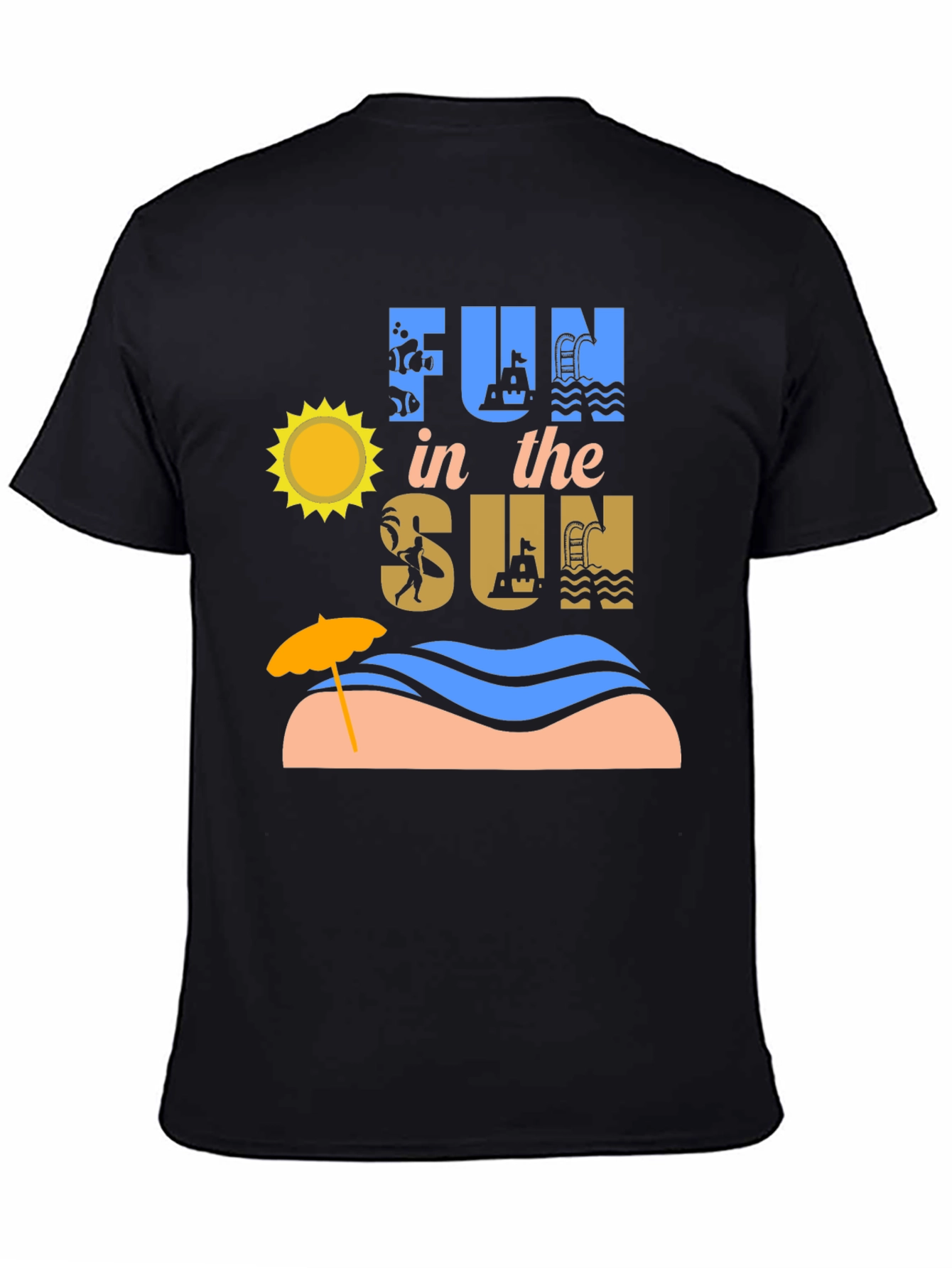 Fun in the Sun Graphic T-Shirt - Summer Vacation Tee