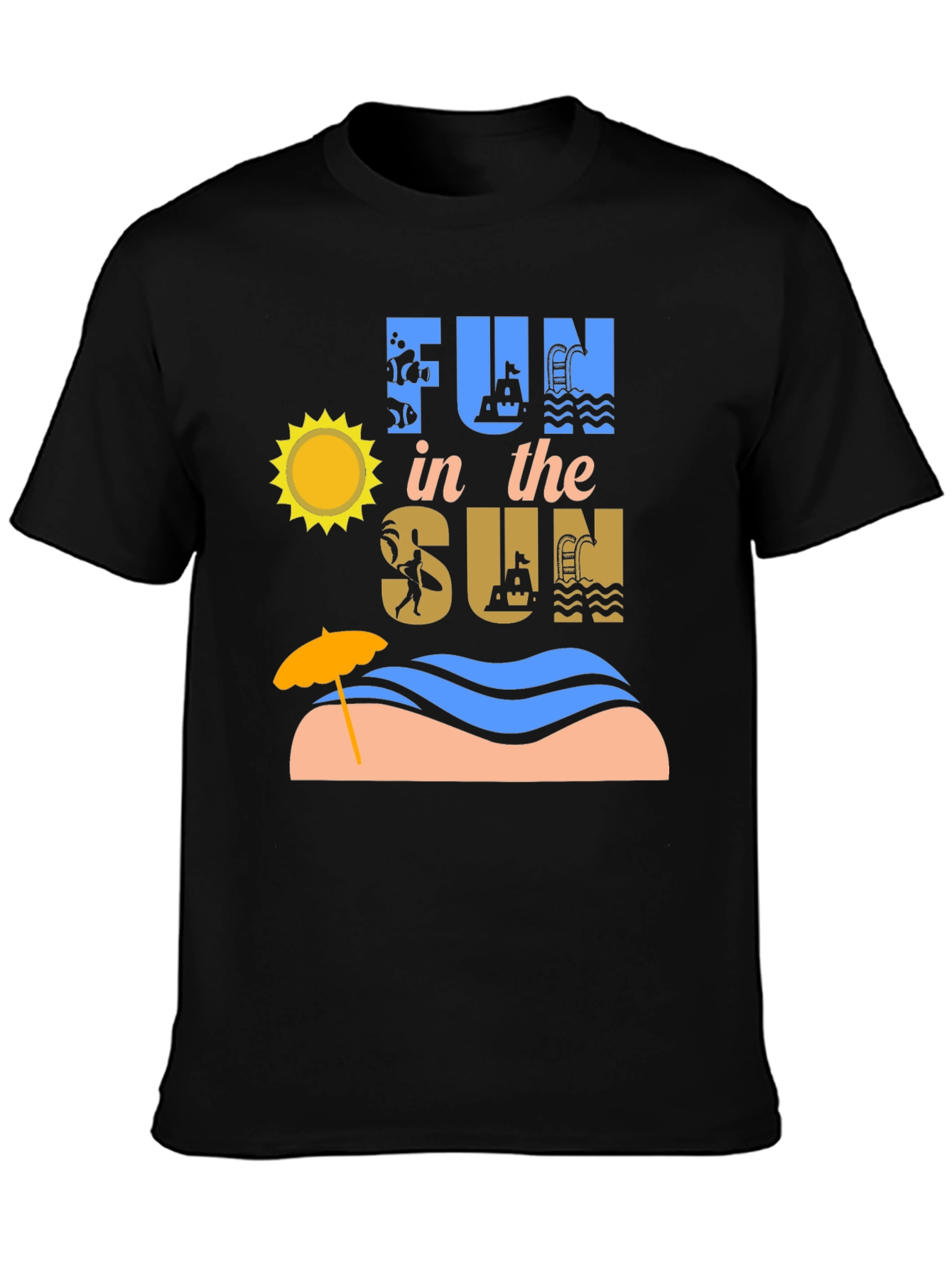 Fun in the Sun Graphic T-Shirt - Summer Vacation Tee