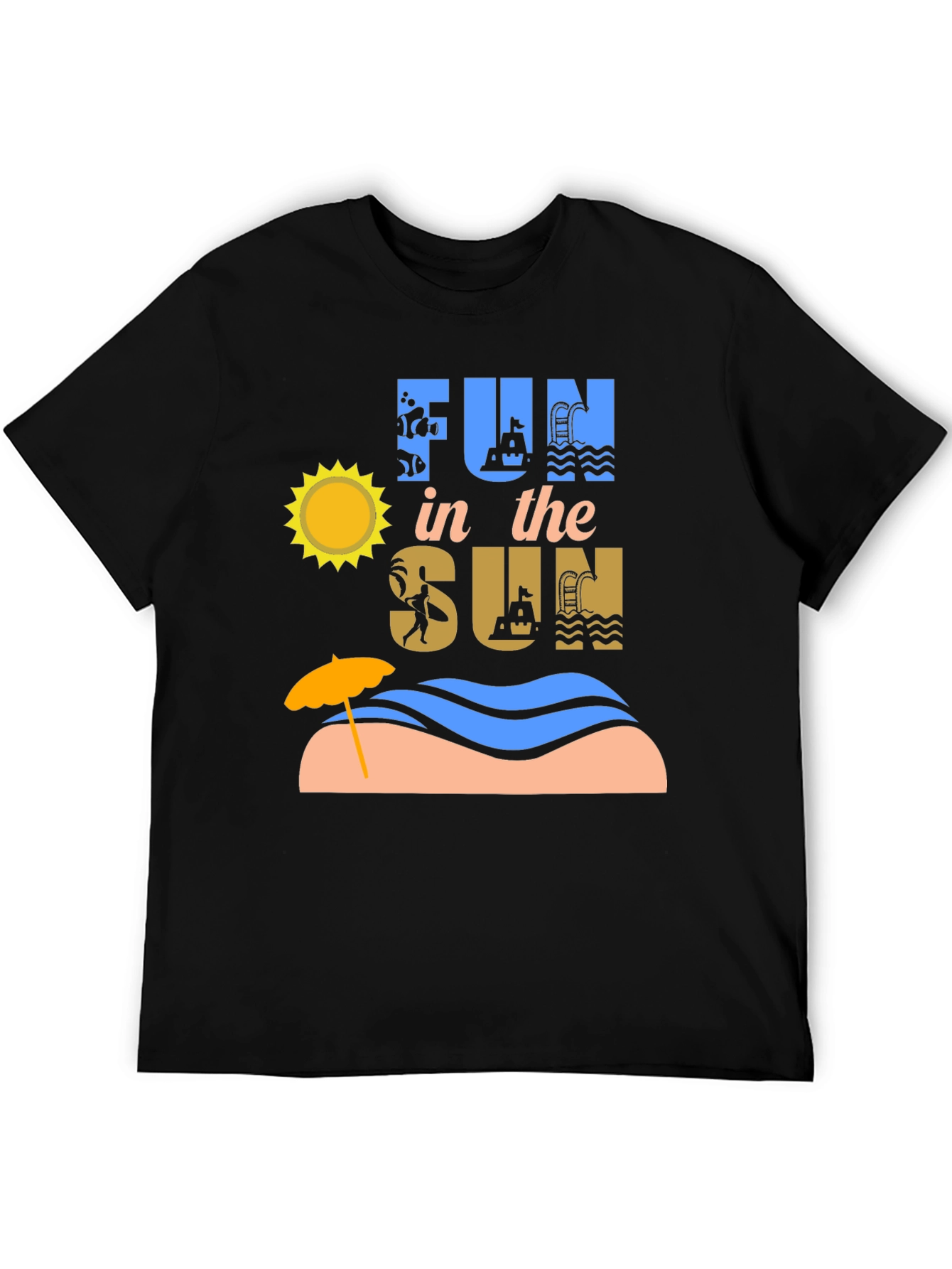 Fun in the Sun Graphic T-Shirt - Summer Vacation Tee