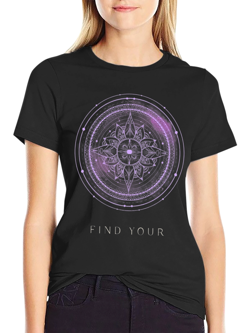 Mystic Mandala Graphic T-Shirt - Find Your Way