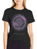 Mystic Mandala Graphic T-Shirt - Find Your Way