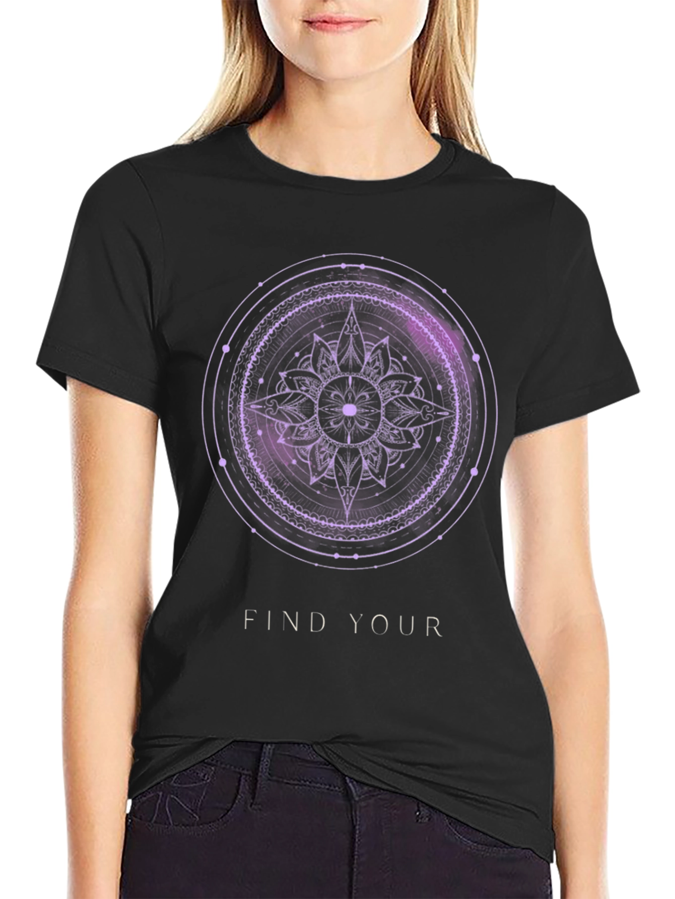Mystic Mandala Graphic T-Shirt - Find Your Way