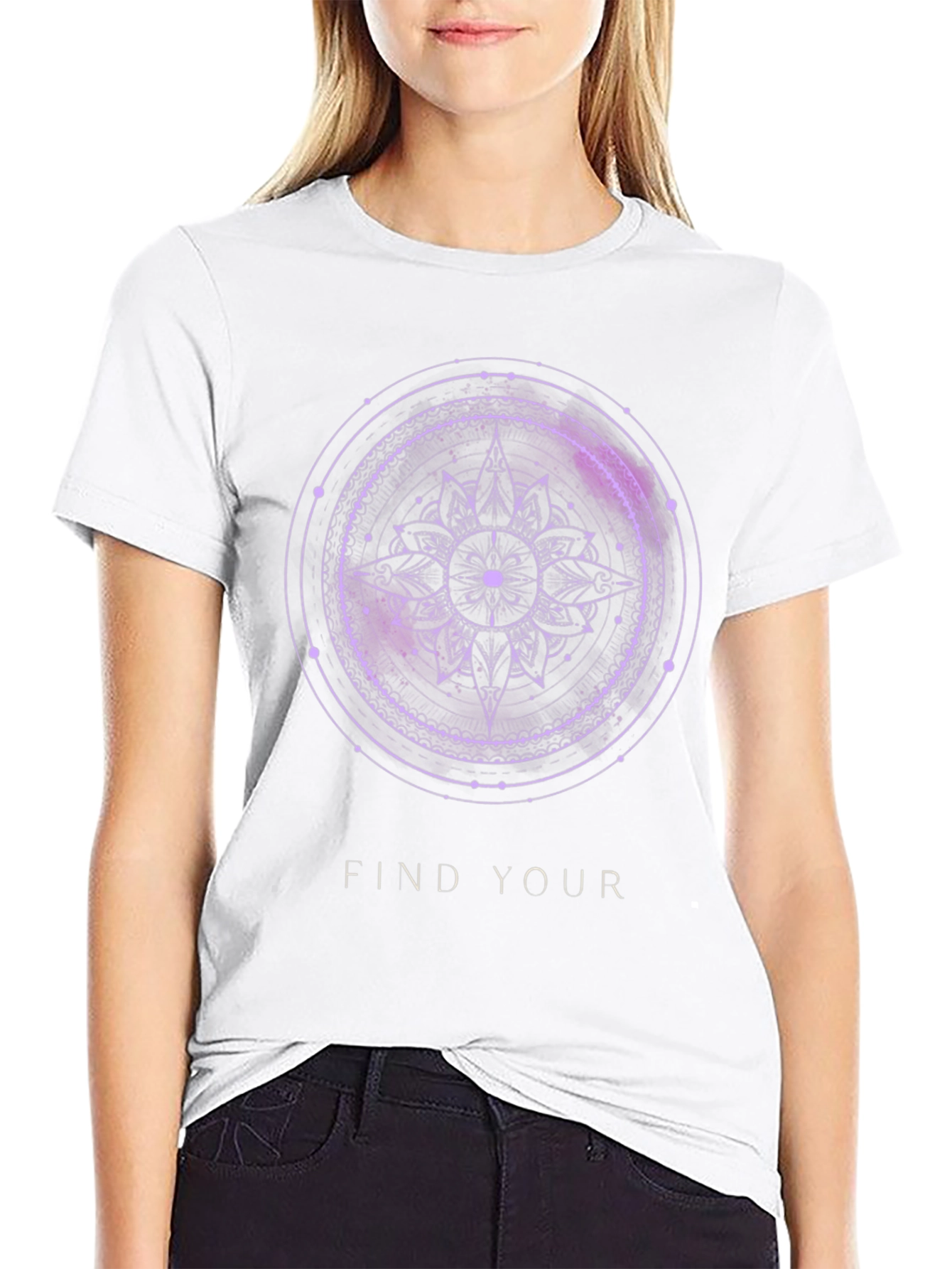 Mystic Mandala Graphic T-Shirt - Find Your Way
