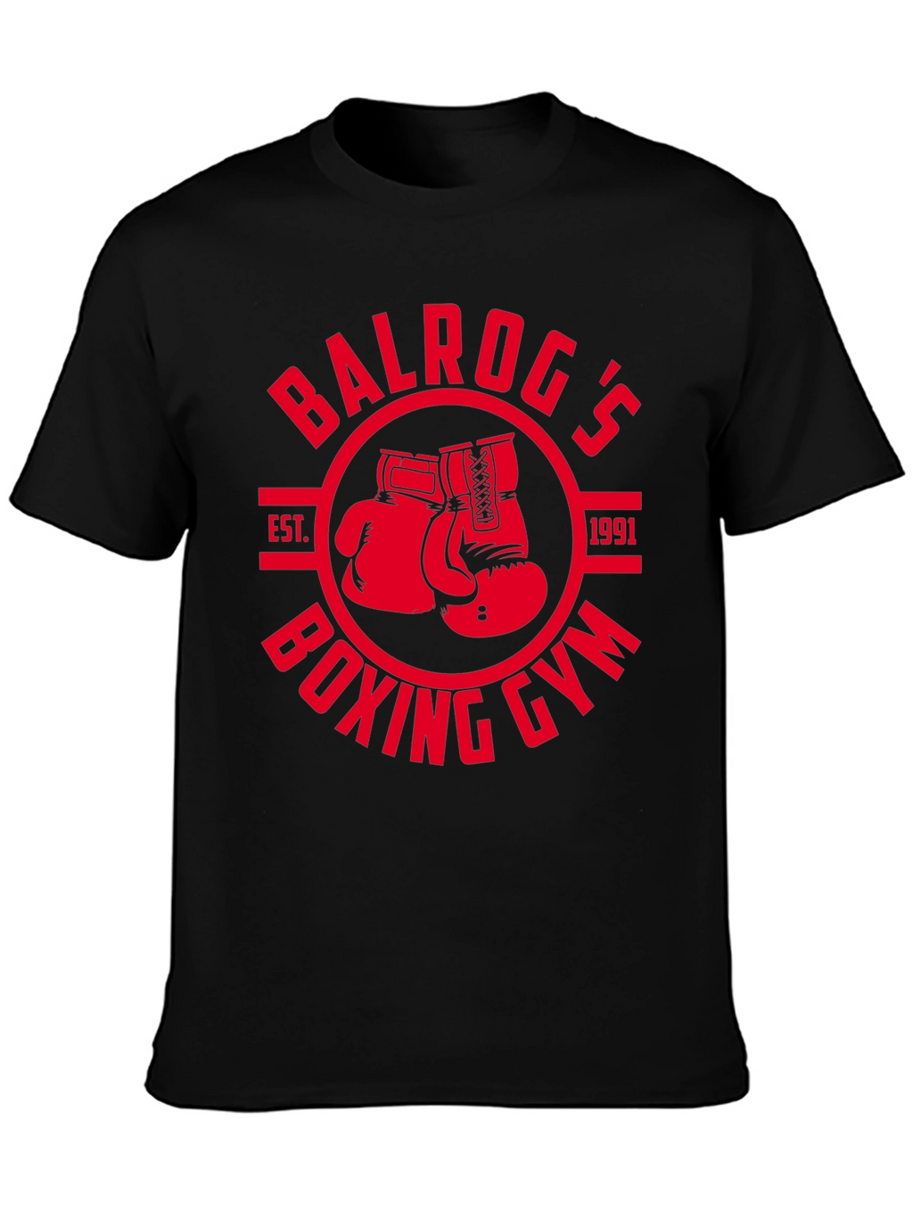 Balrogs Boxing Gym T-Shirt - Black