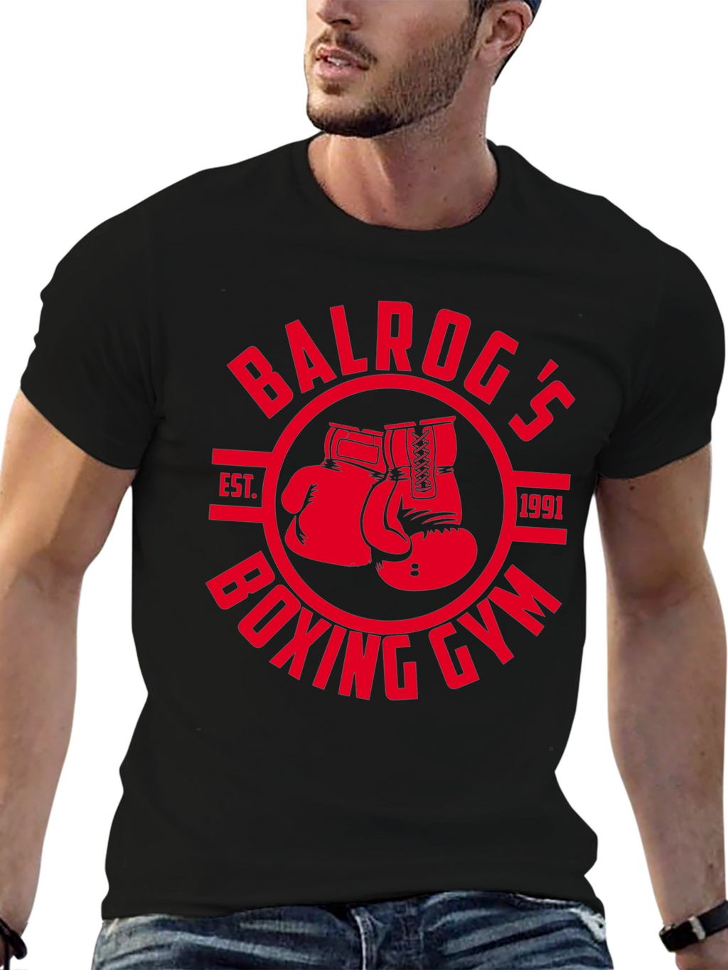 Balrogs Boxing Gym T-Shirt - Black