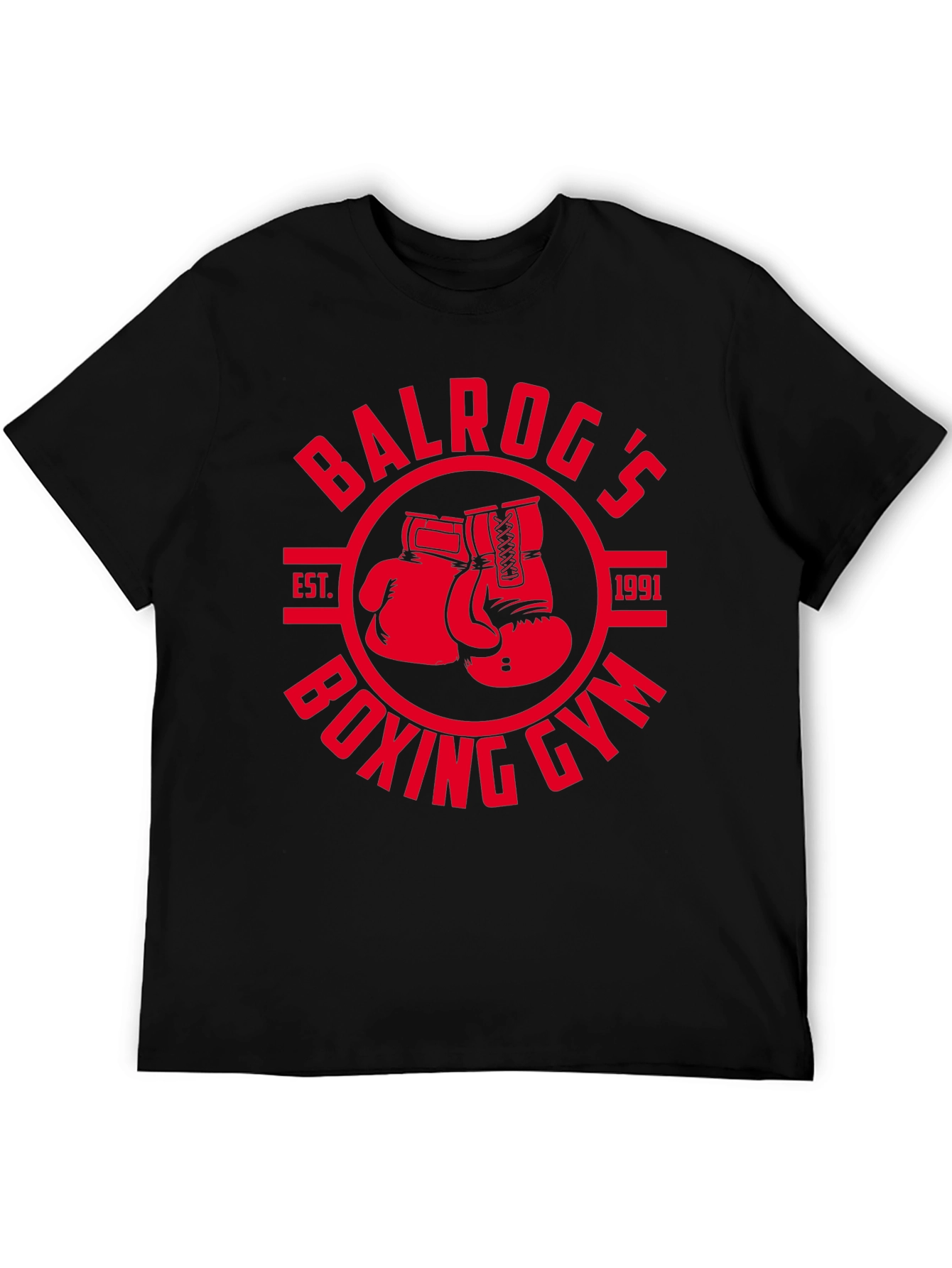 Balrogs Boxing Gym T-Shirt - Black