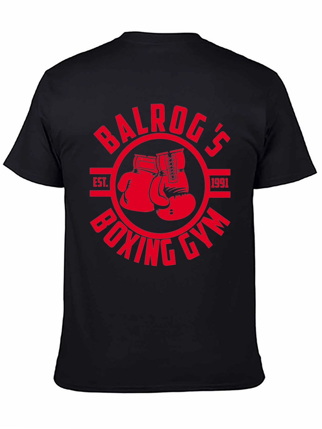 Balrogs Boxing Gym T-Shirt - Black