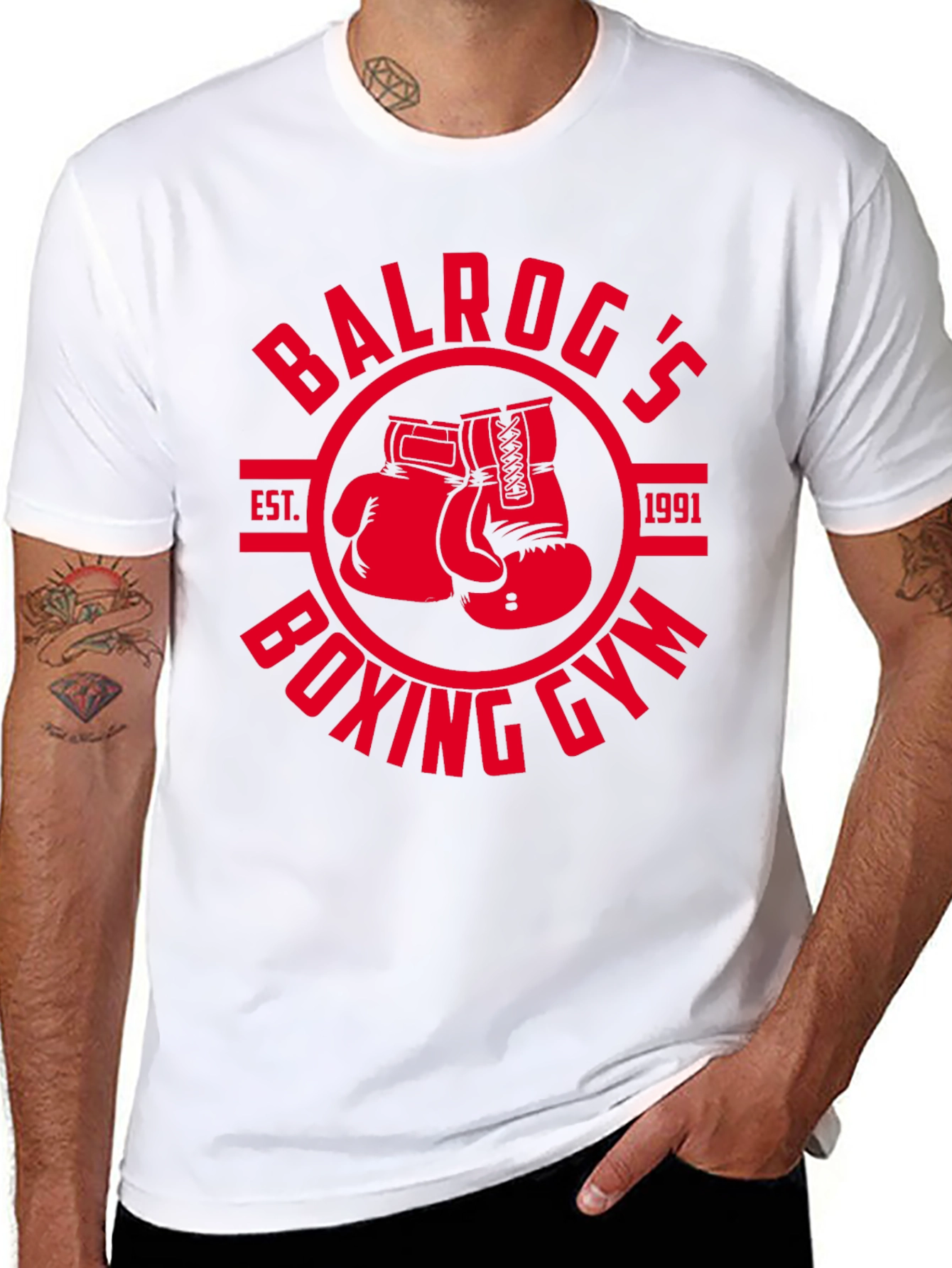 Balrogs Boxing Gym T-Shirt - Black