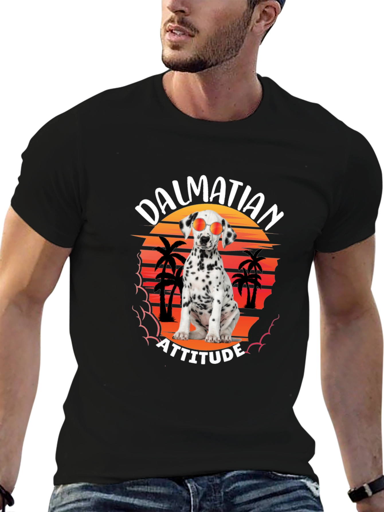 Dalmatian Attitude Graphic Tee - Stylish Comfort