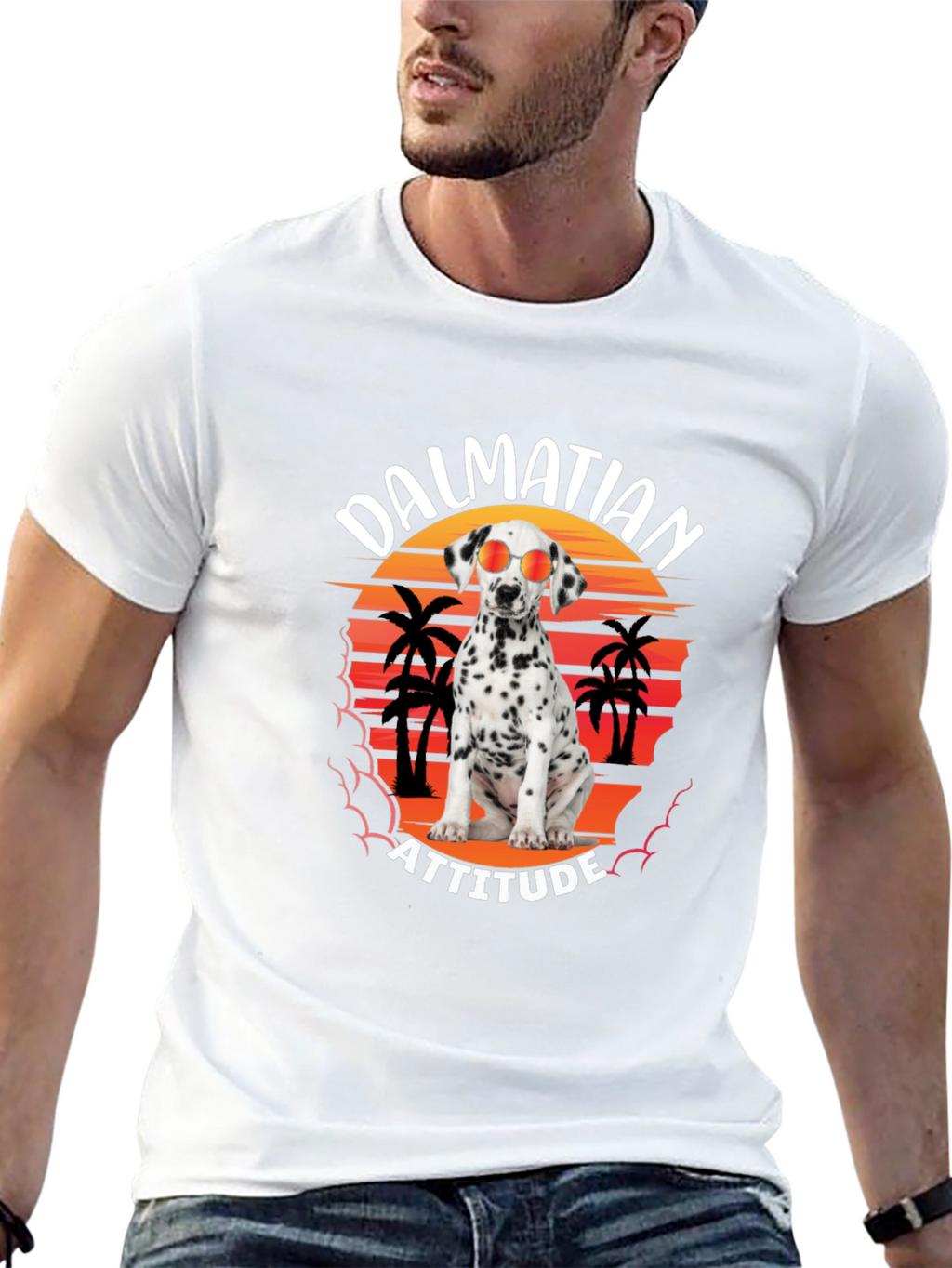 Dalmatian Attitude Graphic Tee - Stylish Comfort