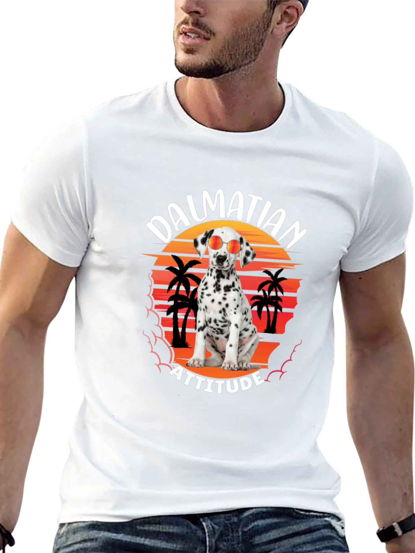 Dalmatian Attitude Graphic Tee - Stylish Comfort