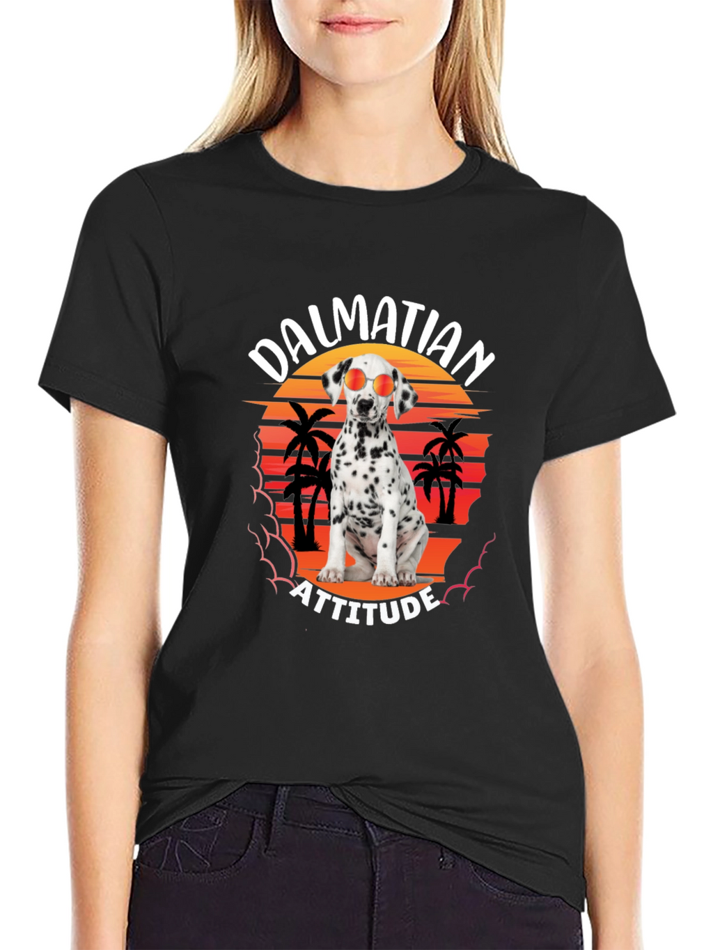 Dalmatian Attitude Graphic Tee - Stylish Comfort
