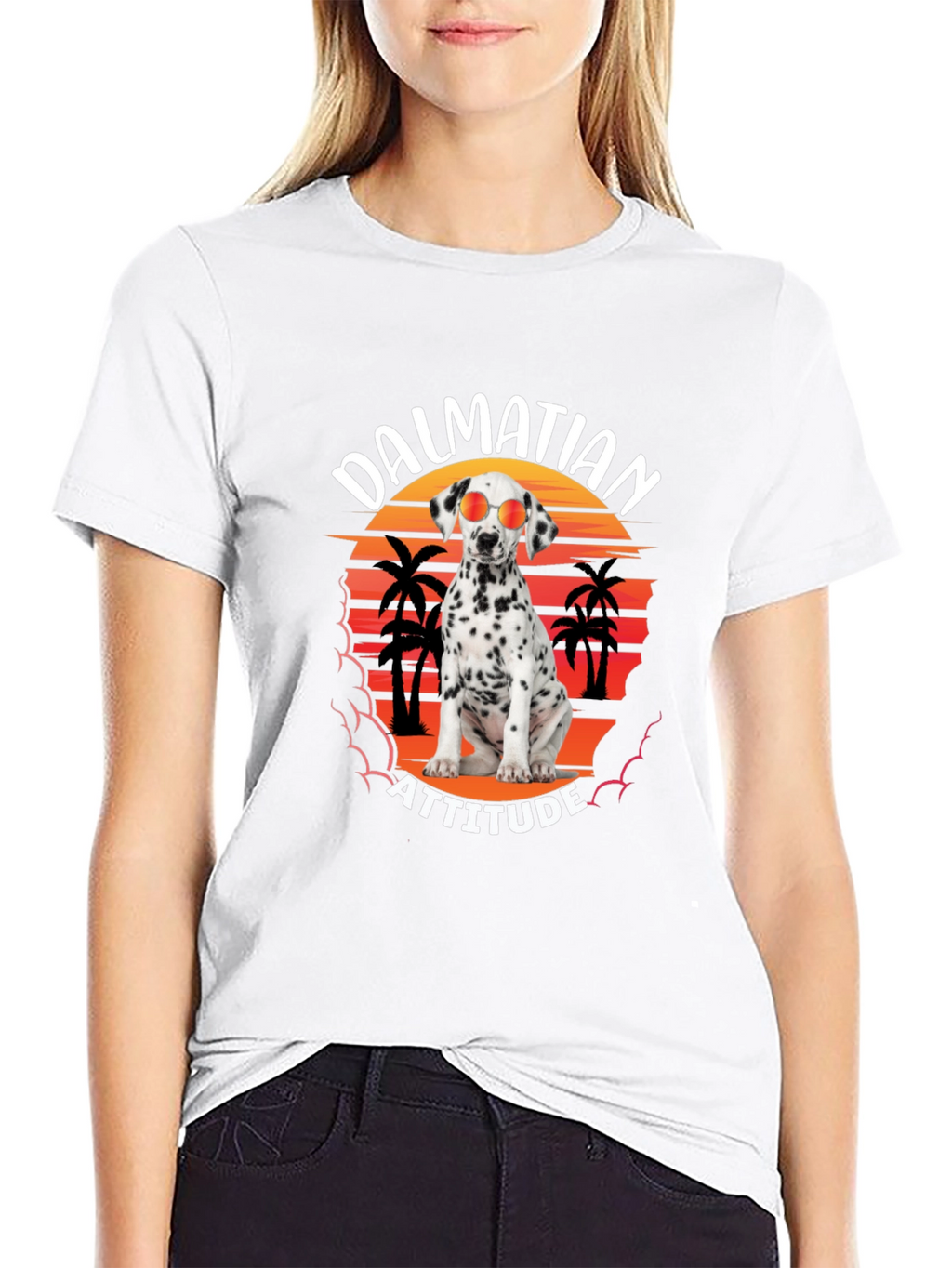 Dalmatian Attitude Graphic Tee - Stylish Comfort