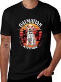 Dalmatian Attitude Graphic Tee - Stylish Comfort
