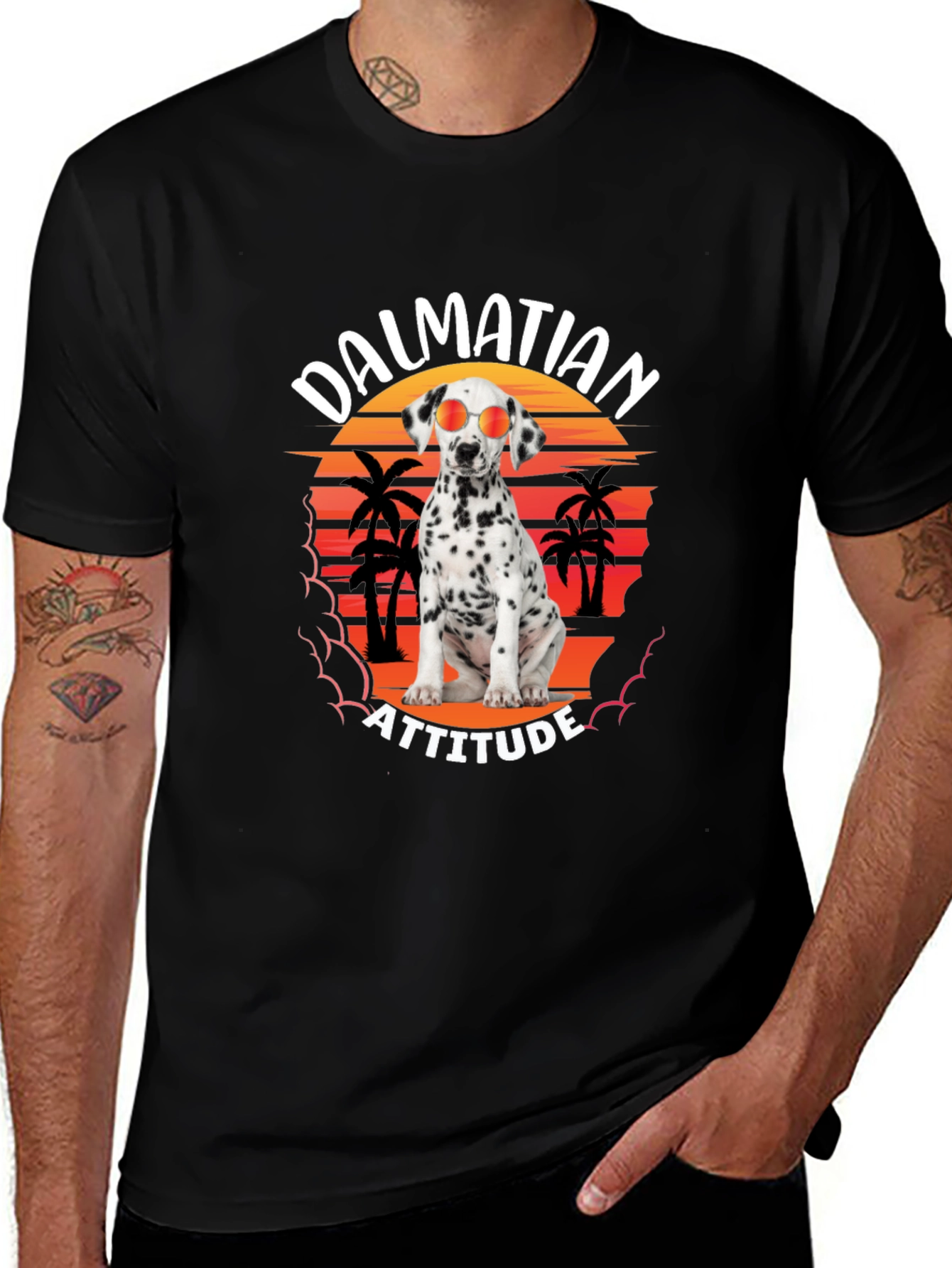 Dalmatian Attitude Graphic Tee - Stylish Comfort