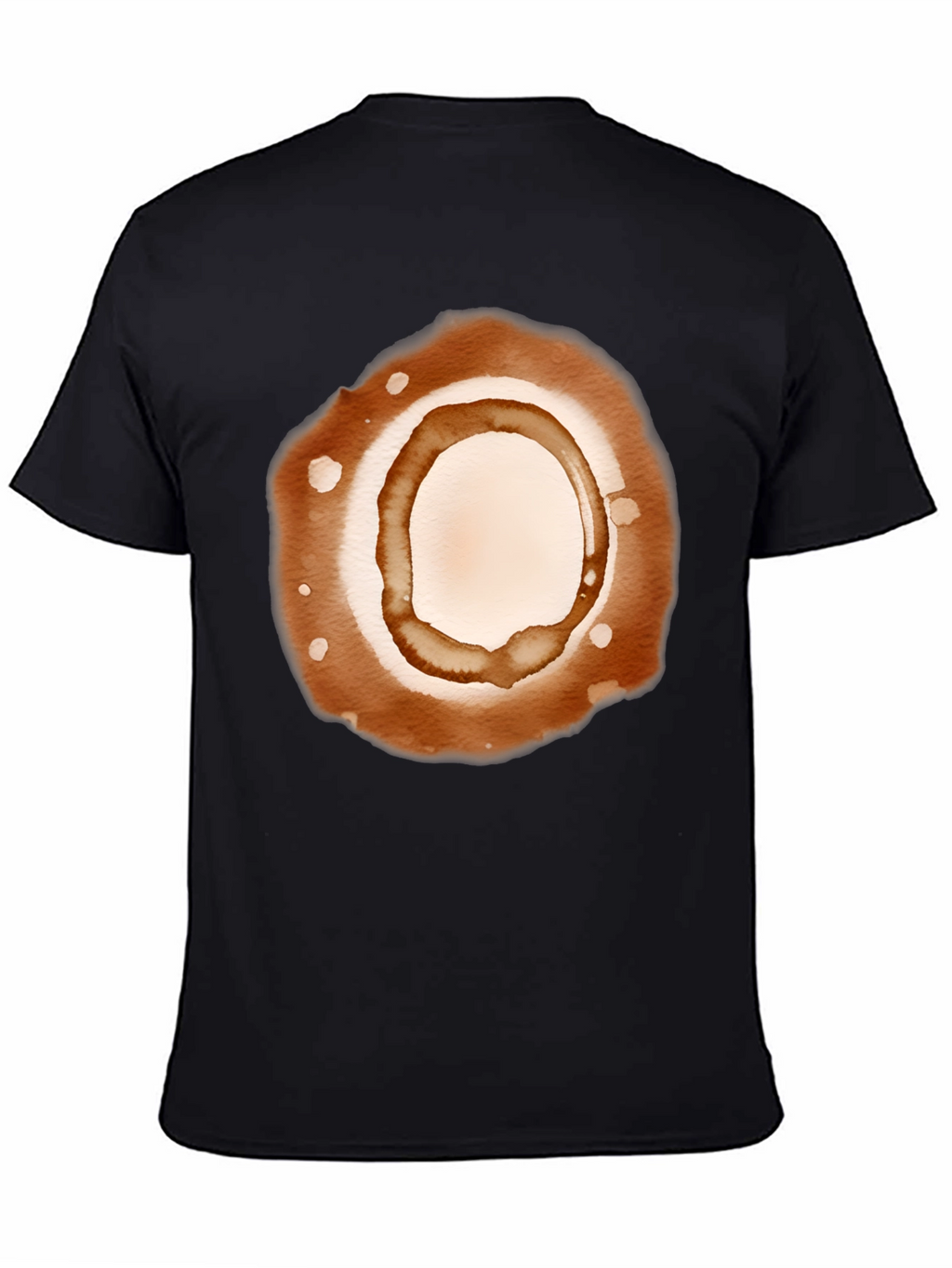 Coffee Stain Graphic Tee - Unisex Casual