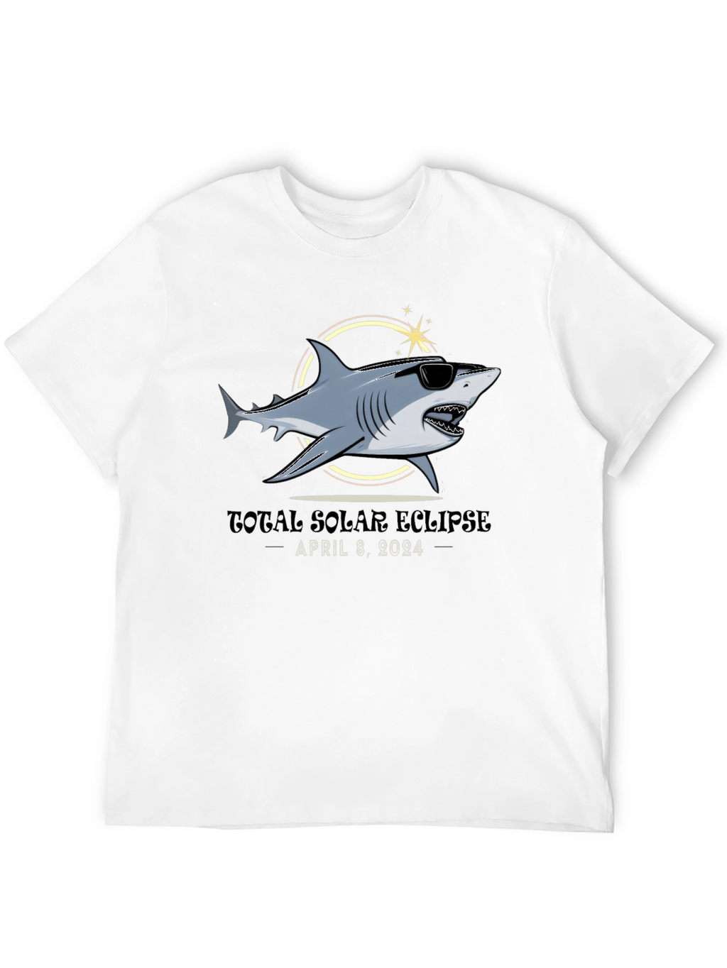 Total Solar Eclipse Shark T-Shirt