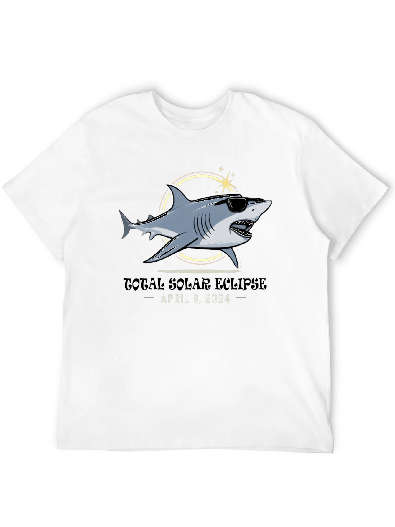 Total Solar Eclipse Shark T-Shirt
