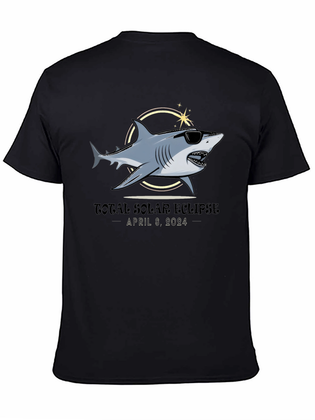 Total Solar Eclipse Shark T-Shirt