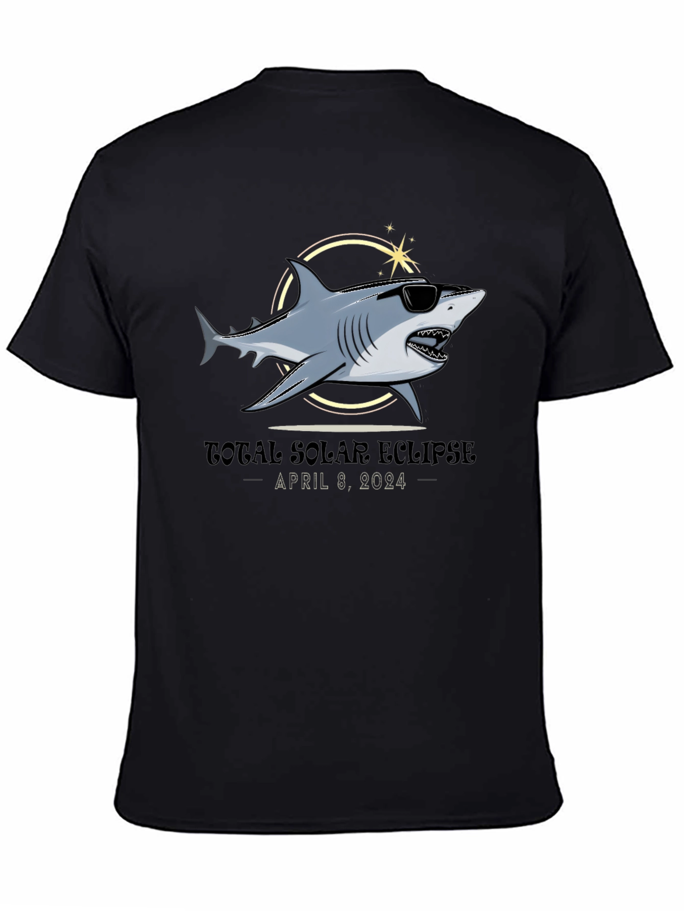Total Solar Eclipse Shark T-Shirt