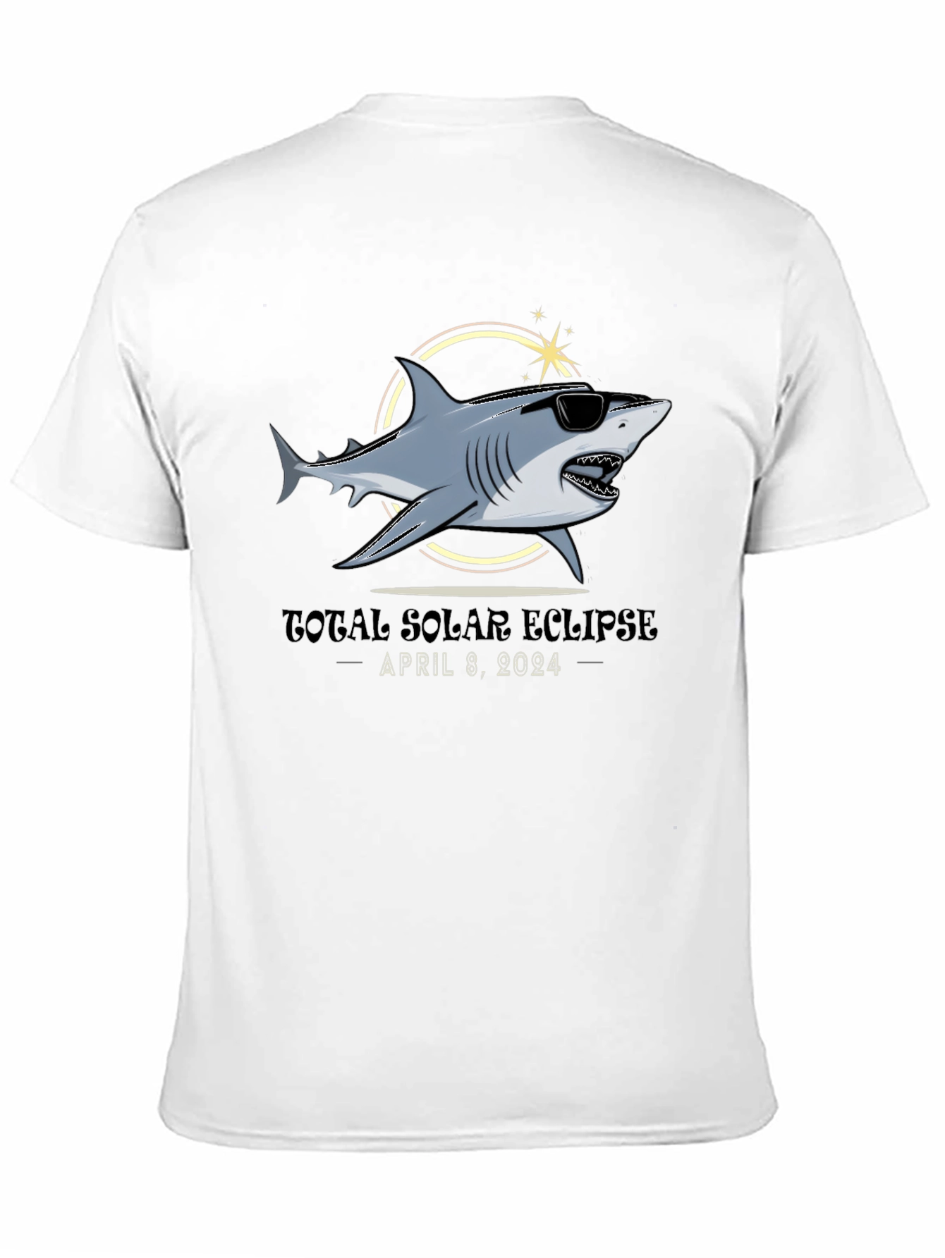 Total Solar Eclipse Shark T-Shirt