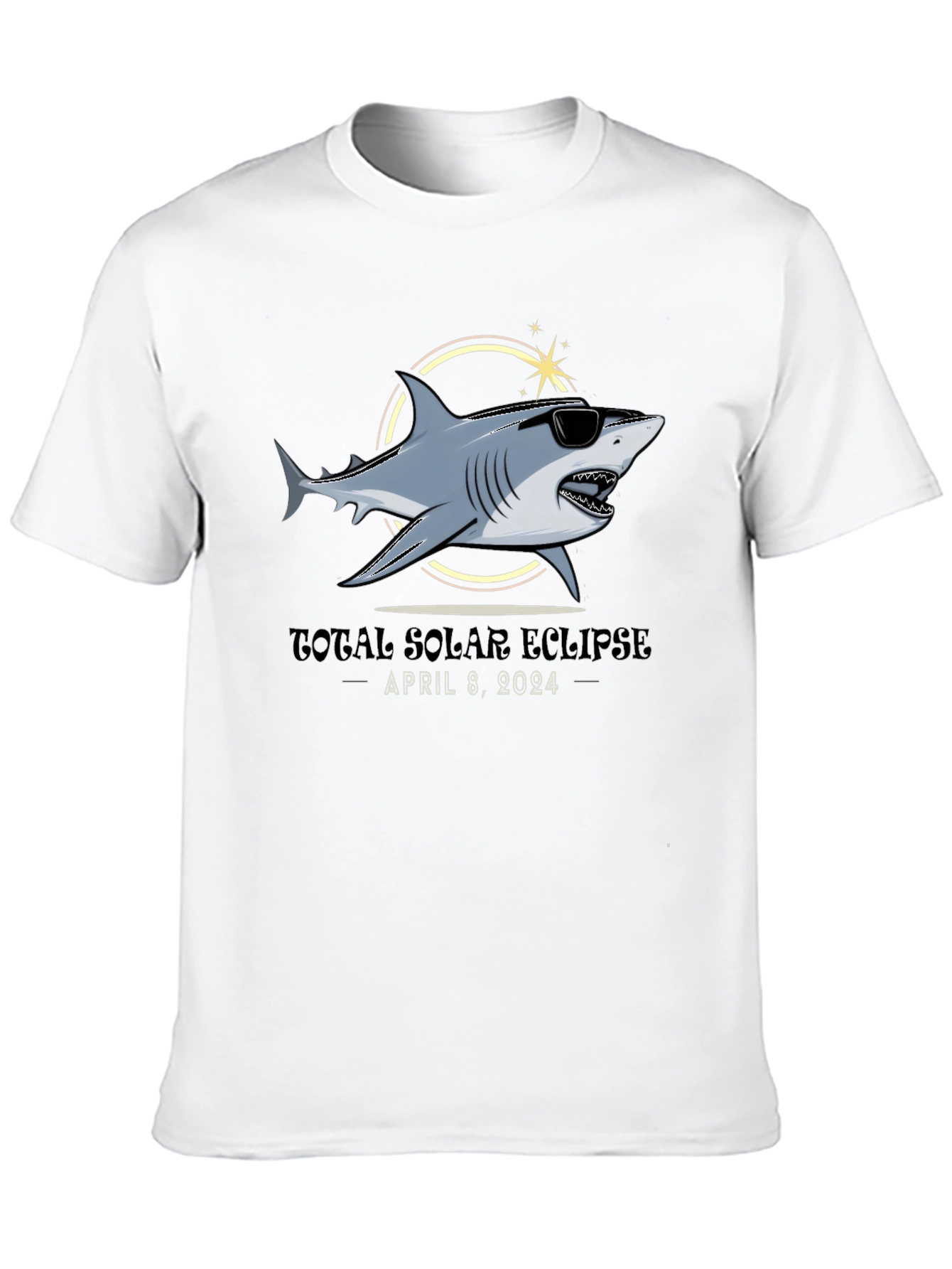 Total Solar Eclipse Shark T-Shirt