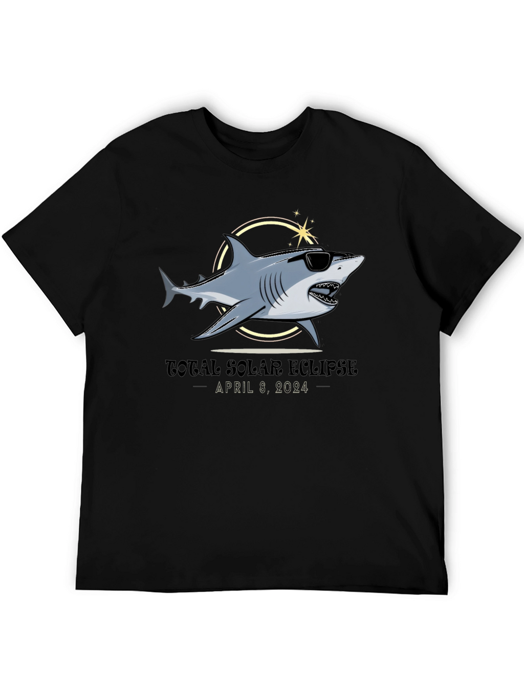 Total Solar Eclipse Shark T-Shirt