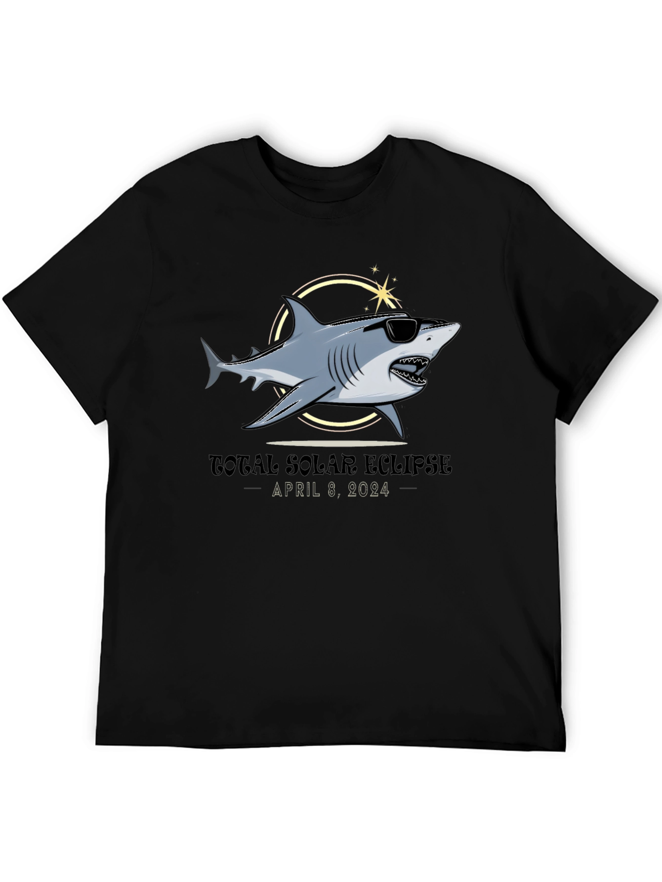 Total Solar Eclipse Shark T-Shirt