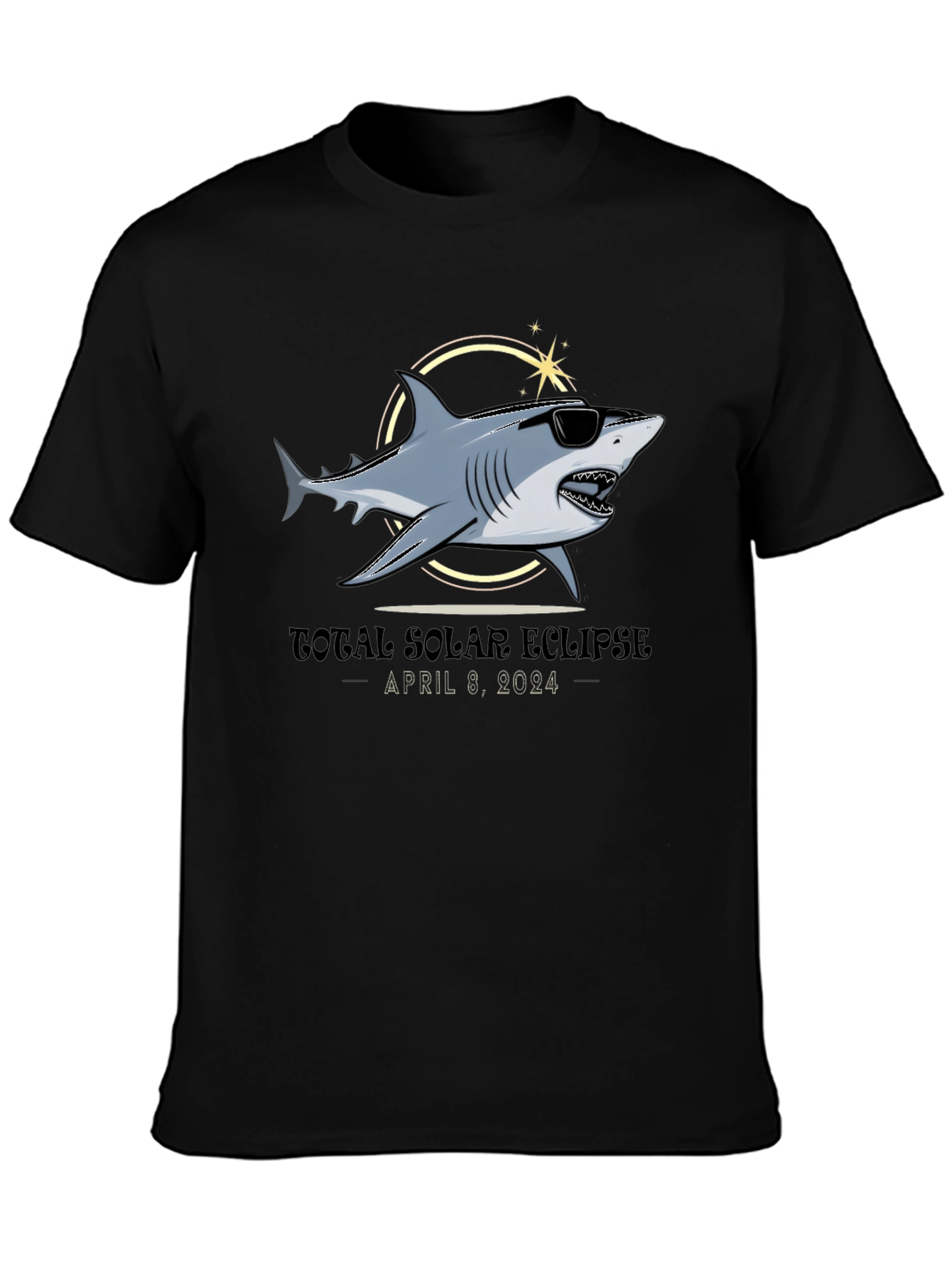 Total Solar Eclipse Shark T-Shirt