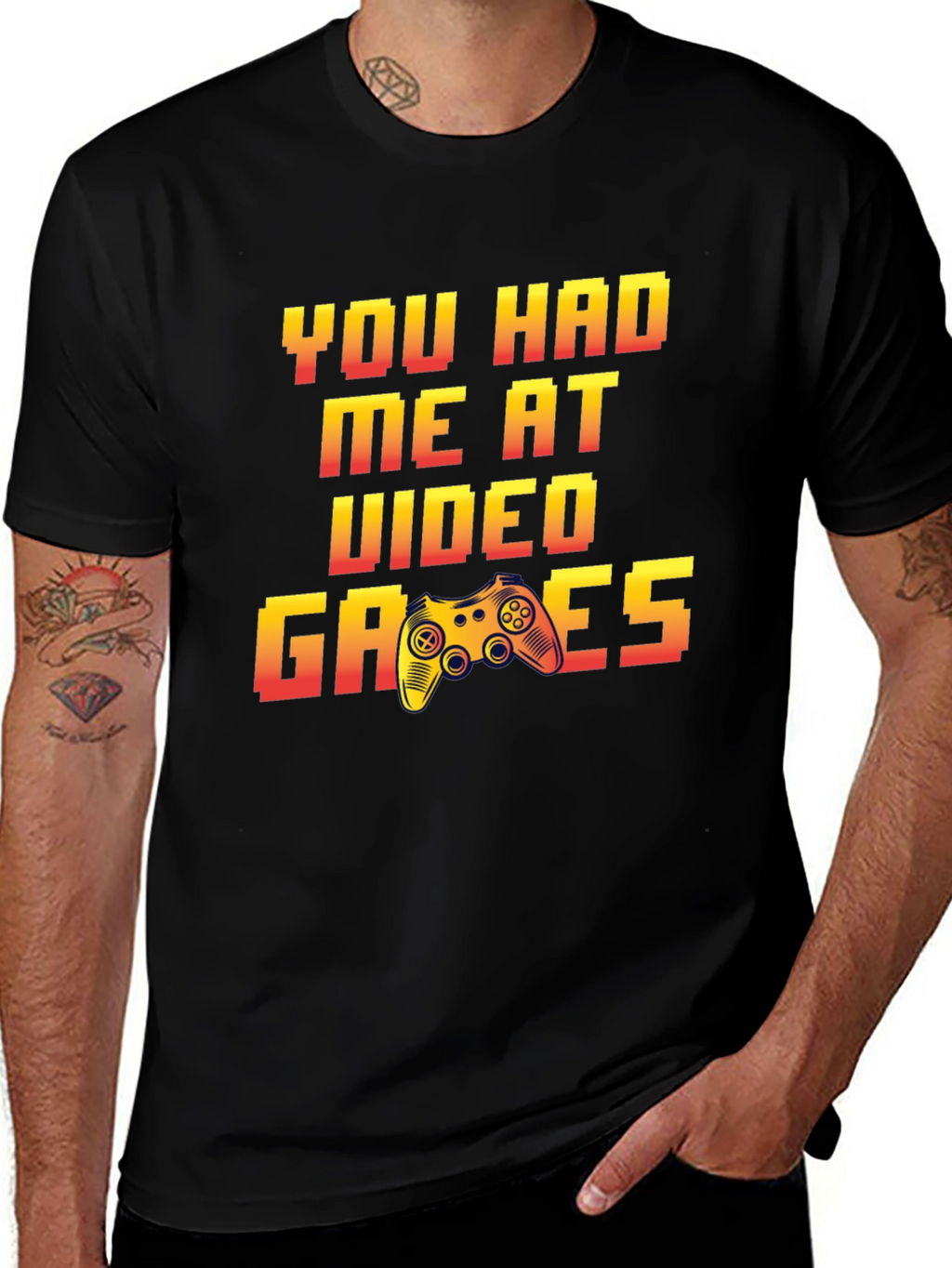 You Had Me at Video Games Graphic Tee
