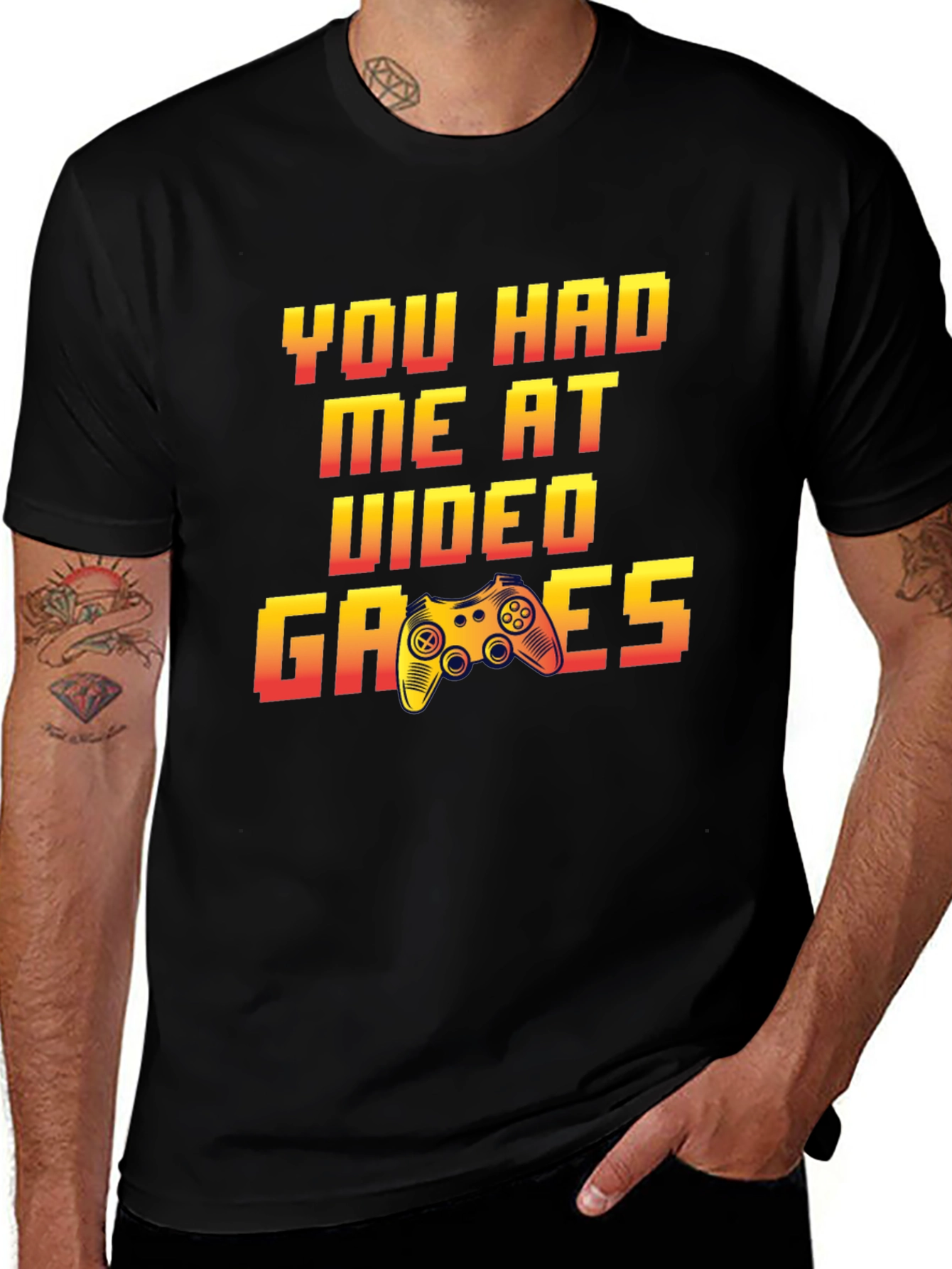 You Had Me at Video Games Graphic Tee