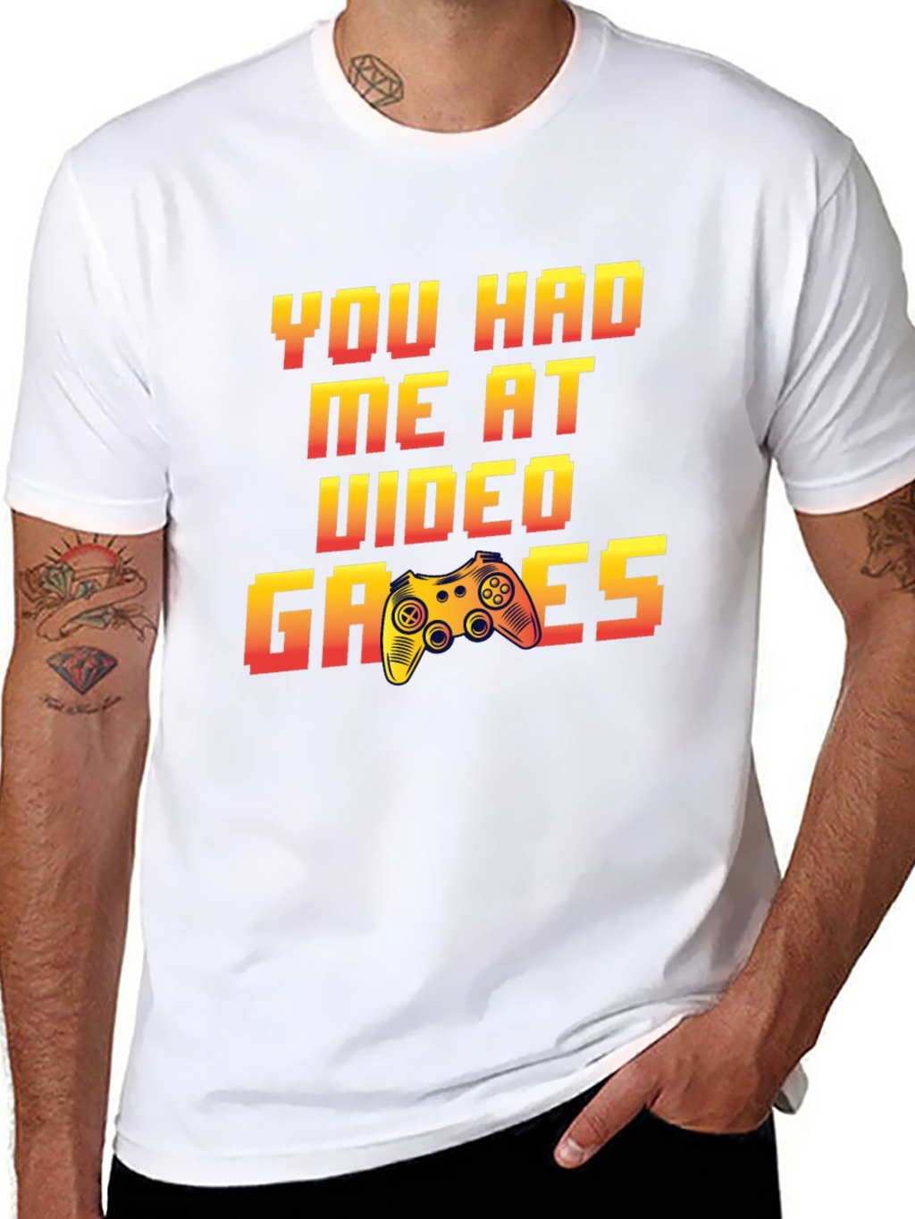 You Had Me at Video Games Graphic Tee